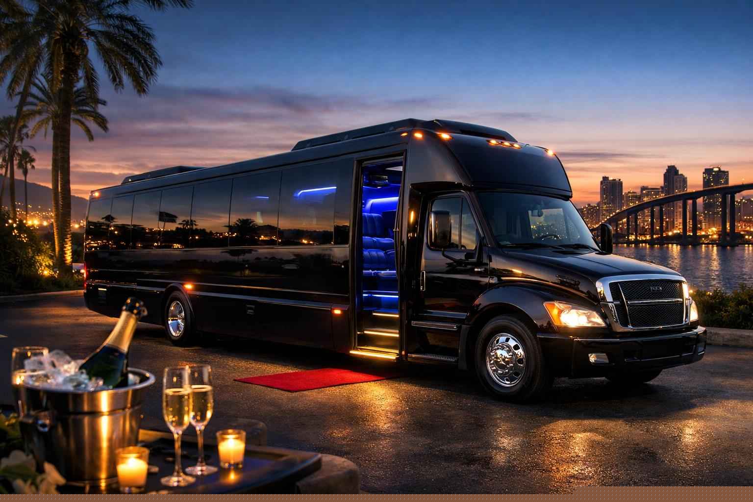 Limo Bus Service Bostonia Ca