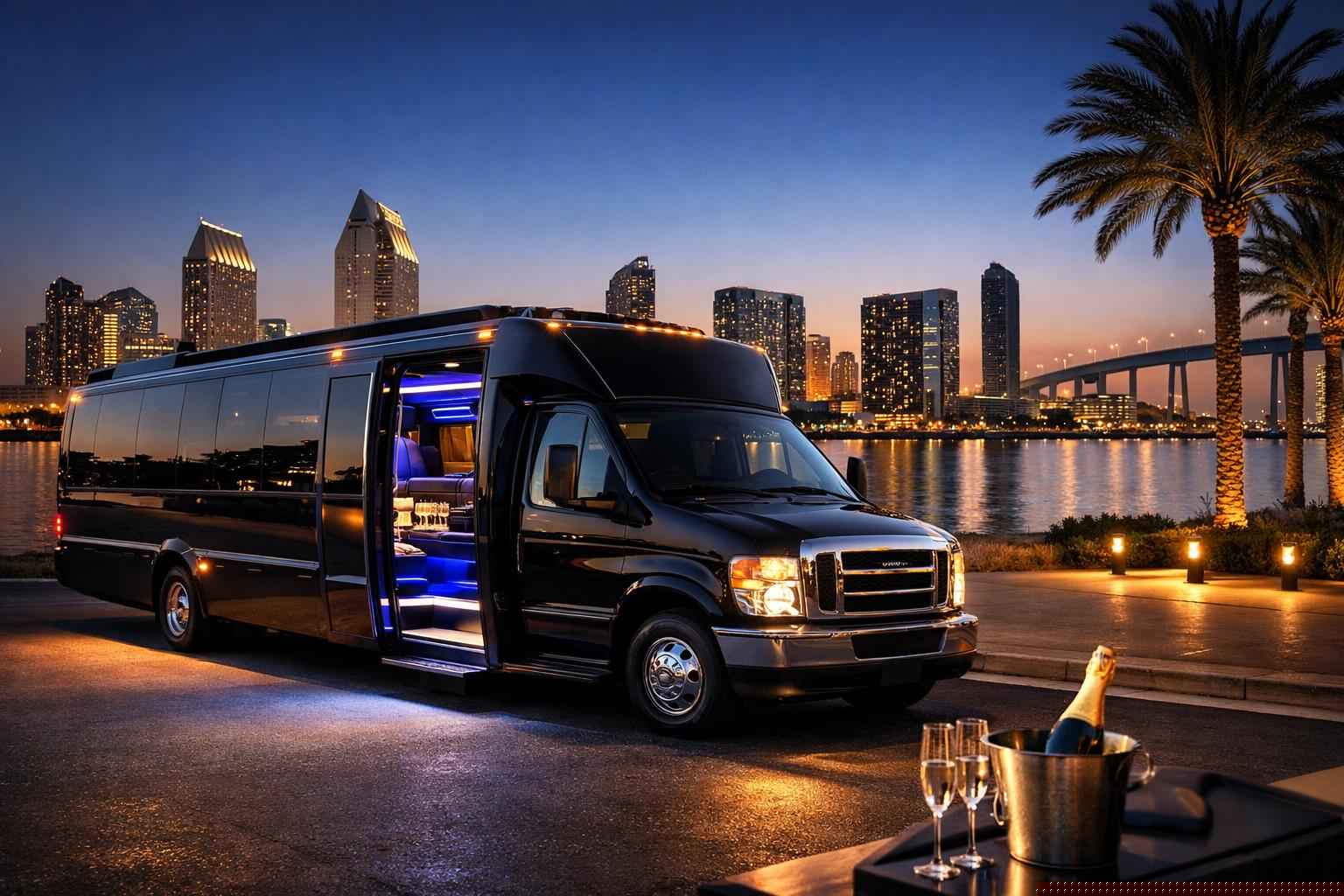 Limo Bus Service National City Ca