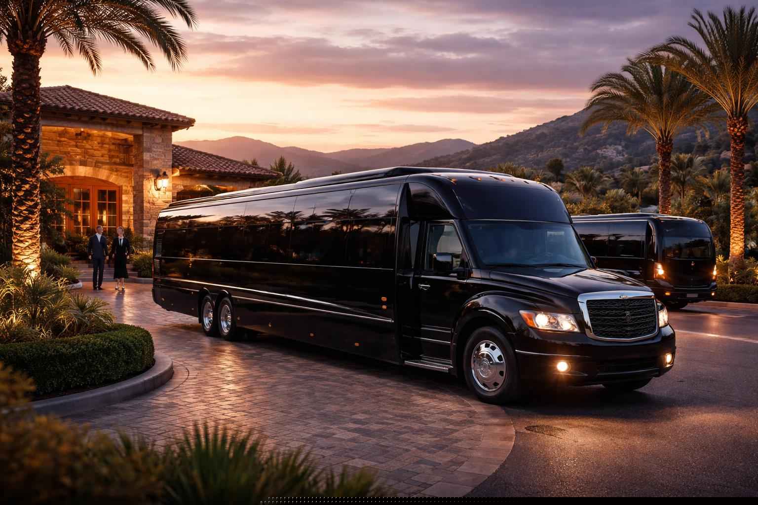 Limo Bus Rental In Alpine California Limo Buses In Alpine California