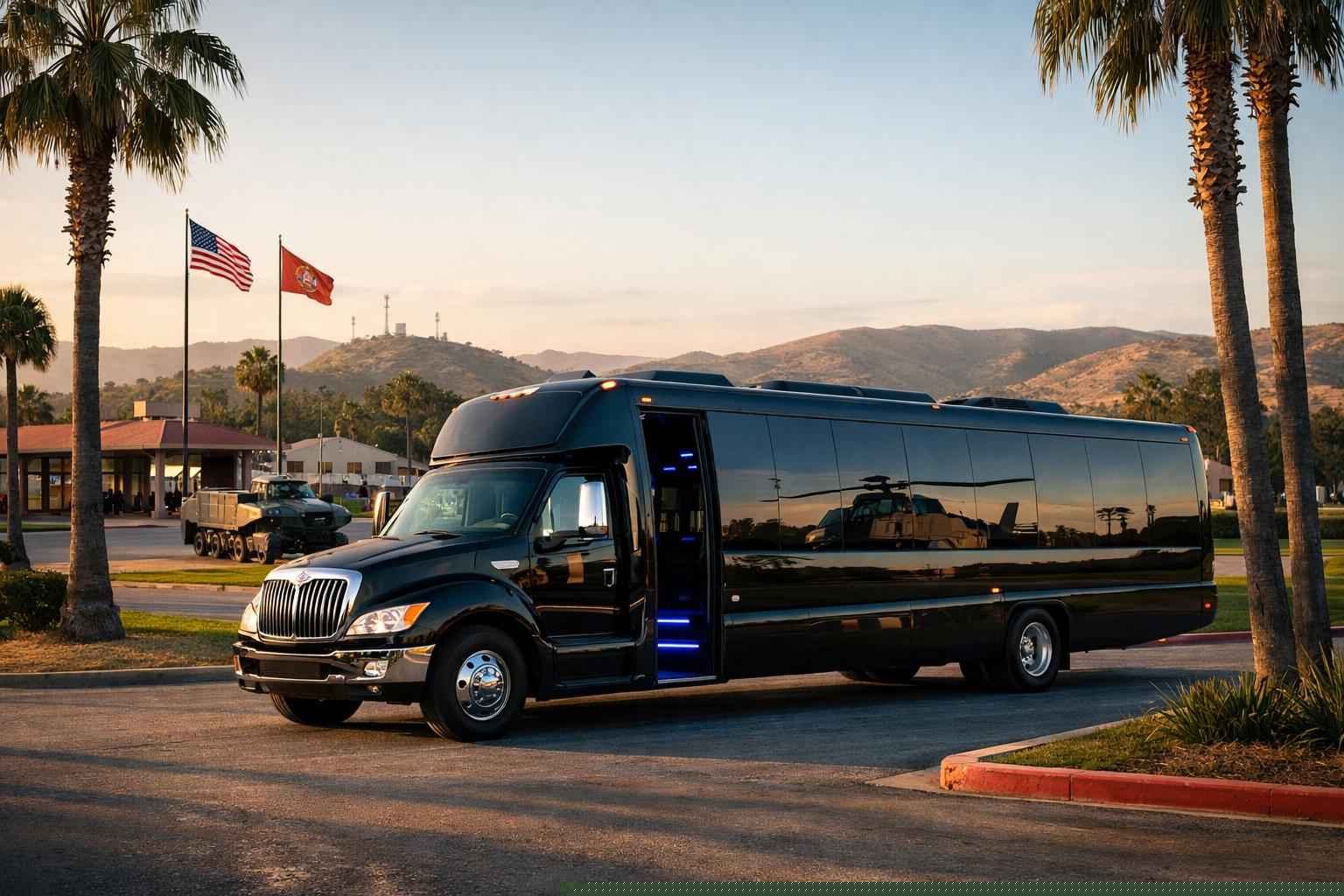 Limo Bus Rental In Camp Pendleton Mainside California Limo Buses In Camp Pendleton Mainside California