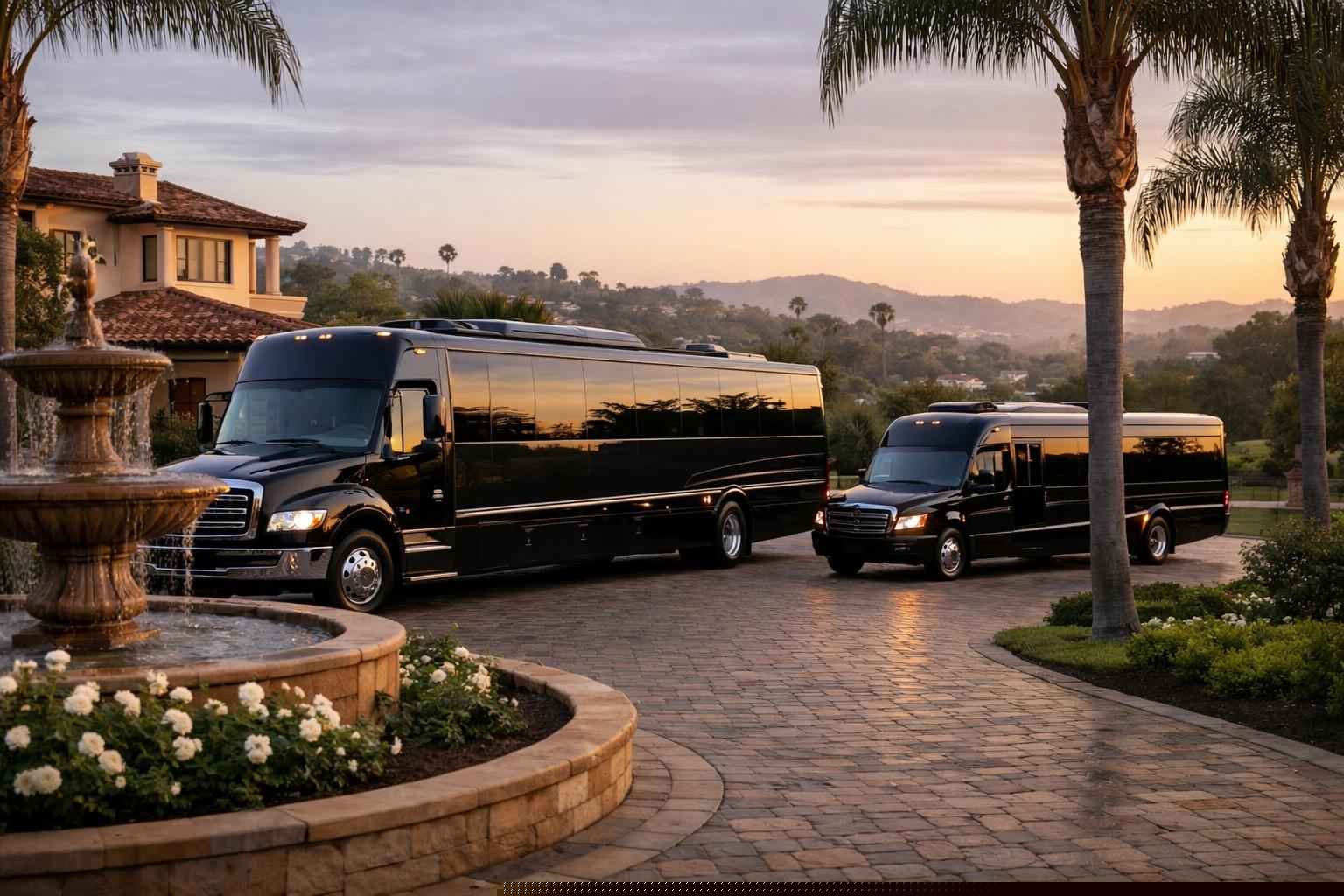 Limo Bus Rental In Rancho Santa Fe California Limo Buses In Rancho Santa Fe California