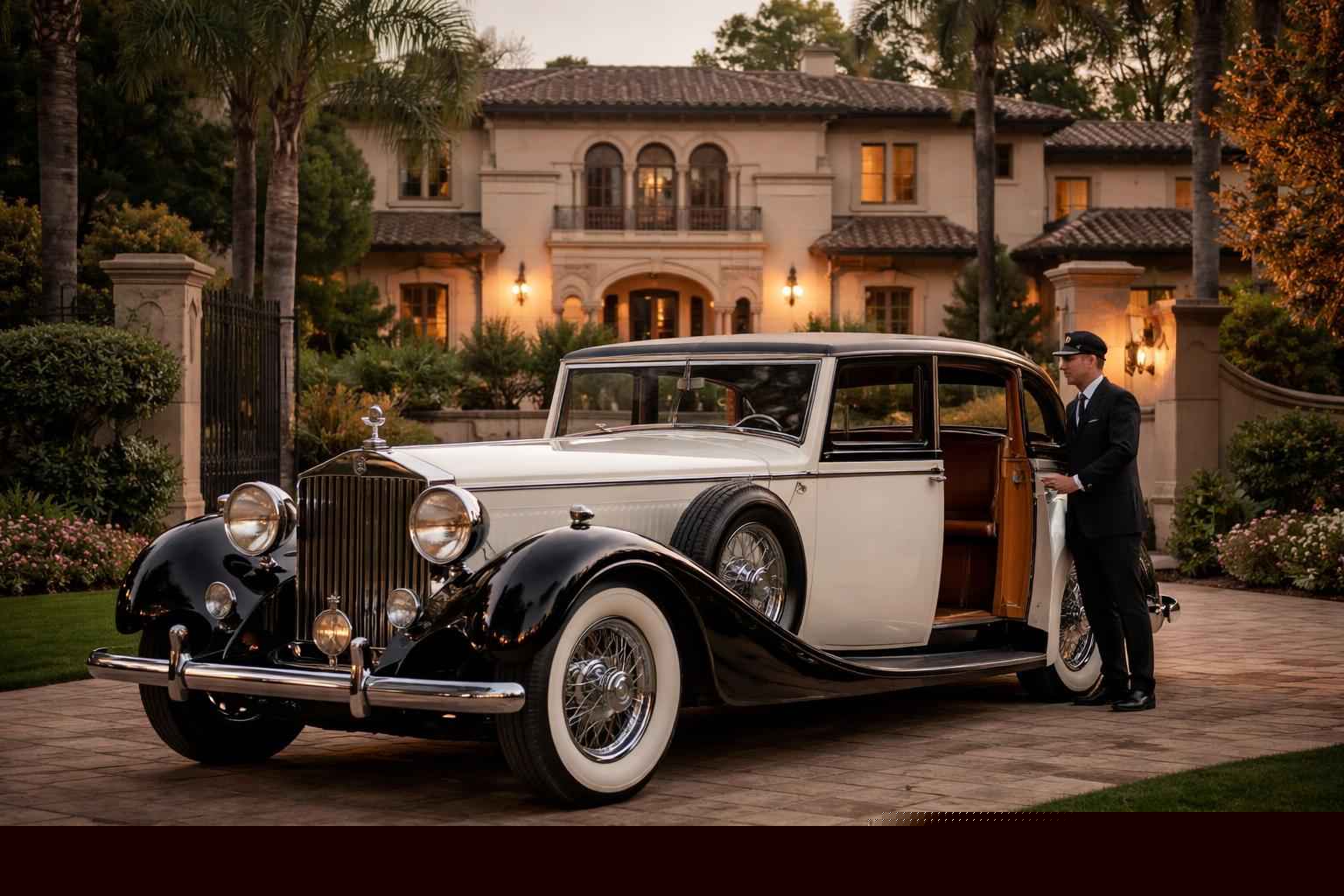 Luxury Antique Vehicle Rental With Driver In Fairbanks Ranch Ca