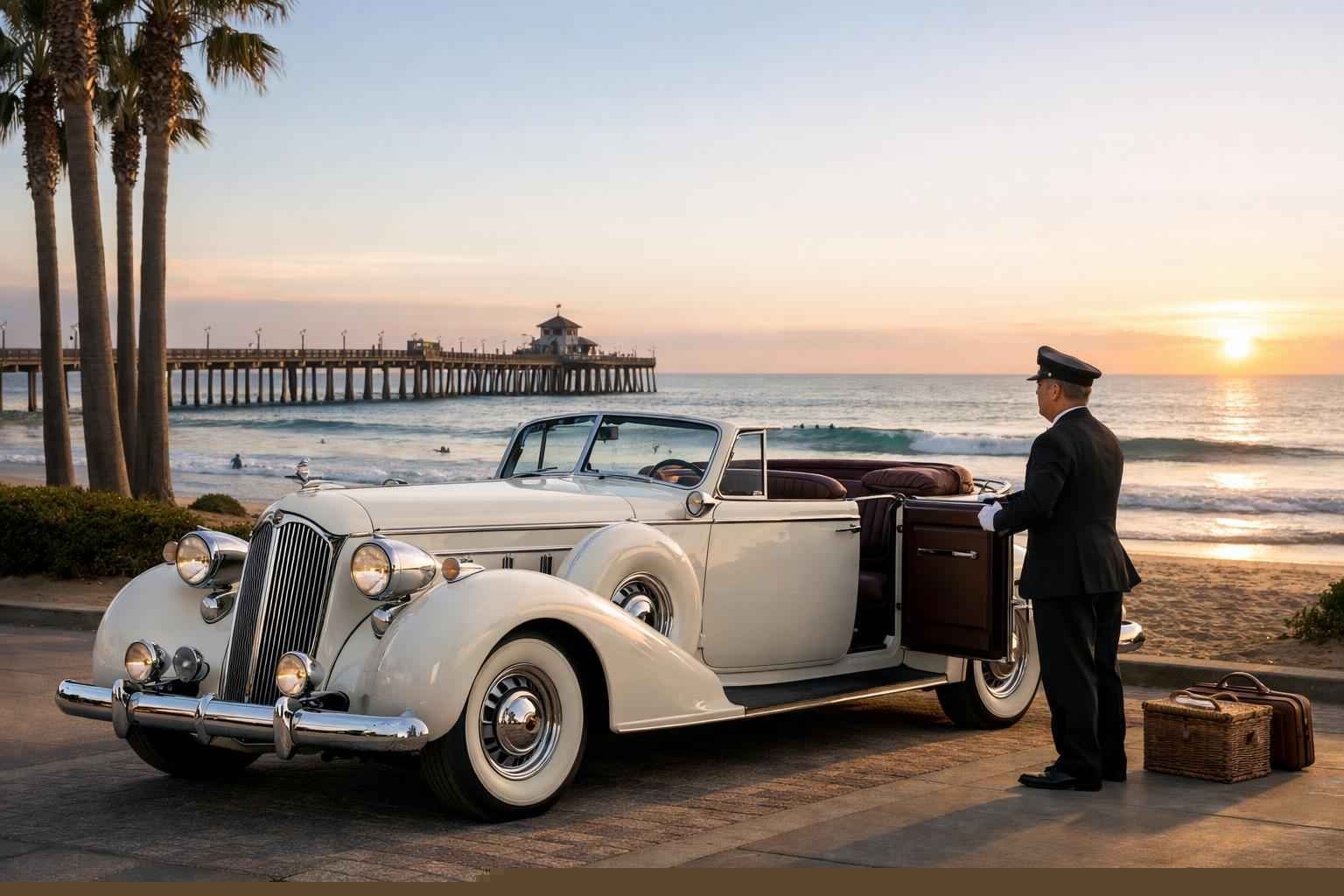 Luxury Antique Vehicle Rental With Driver In Imperial Beach California