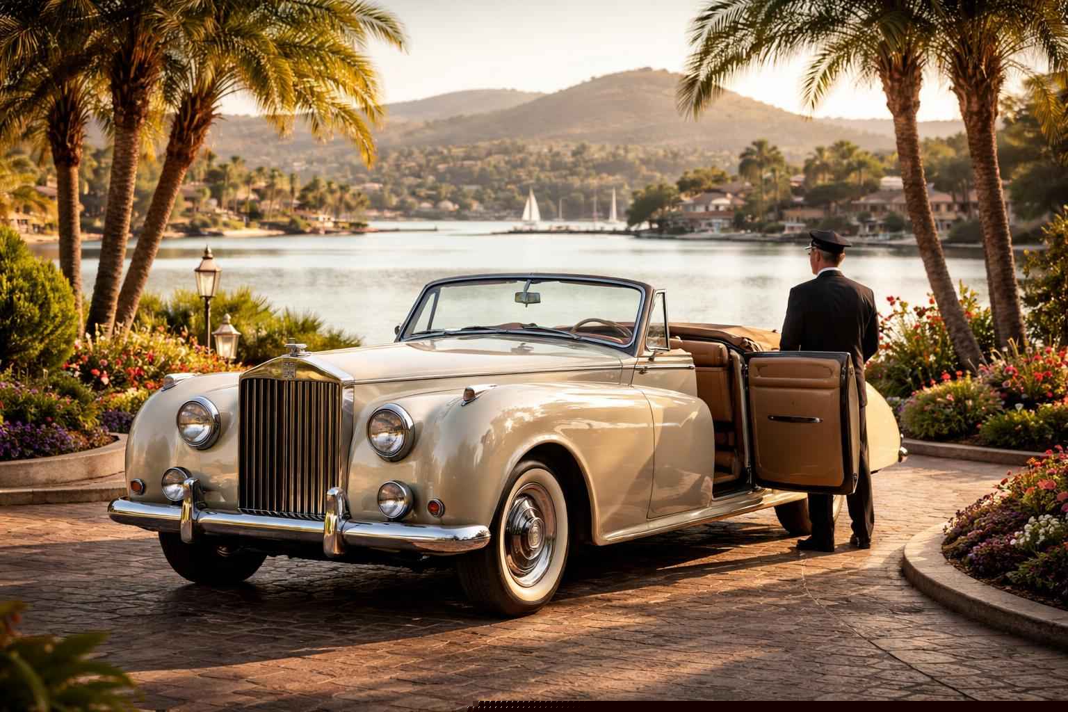 Luxury Antique Vehicle Rental With Driver In Lake San Marcos California
