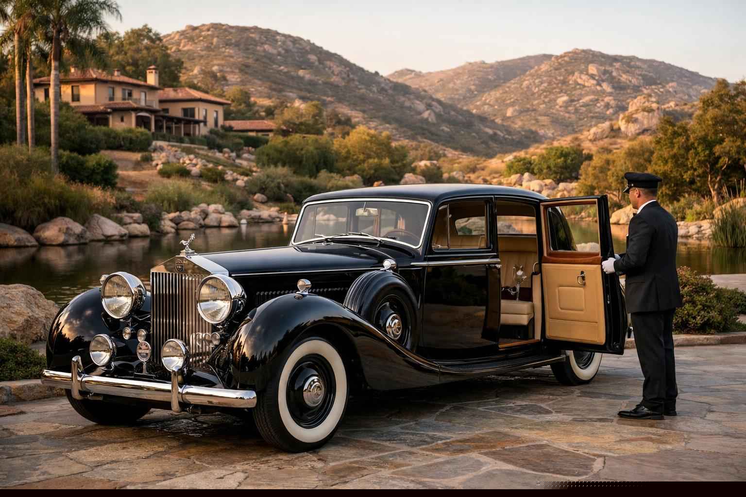 Luxury Antique Vehicle Rental With Driver In Poway California