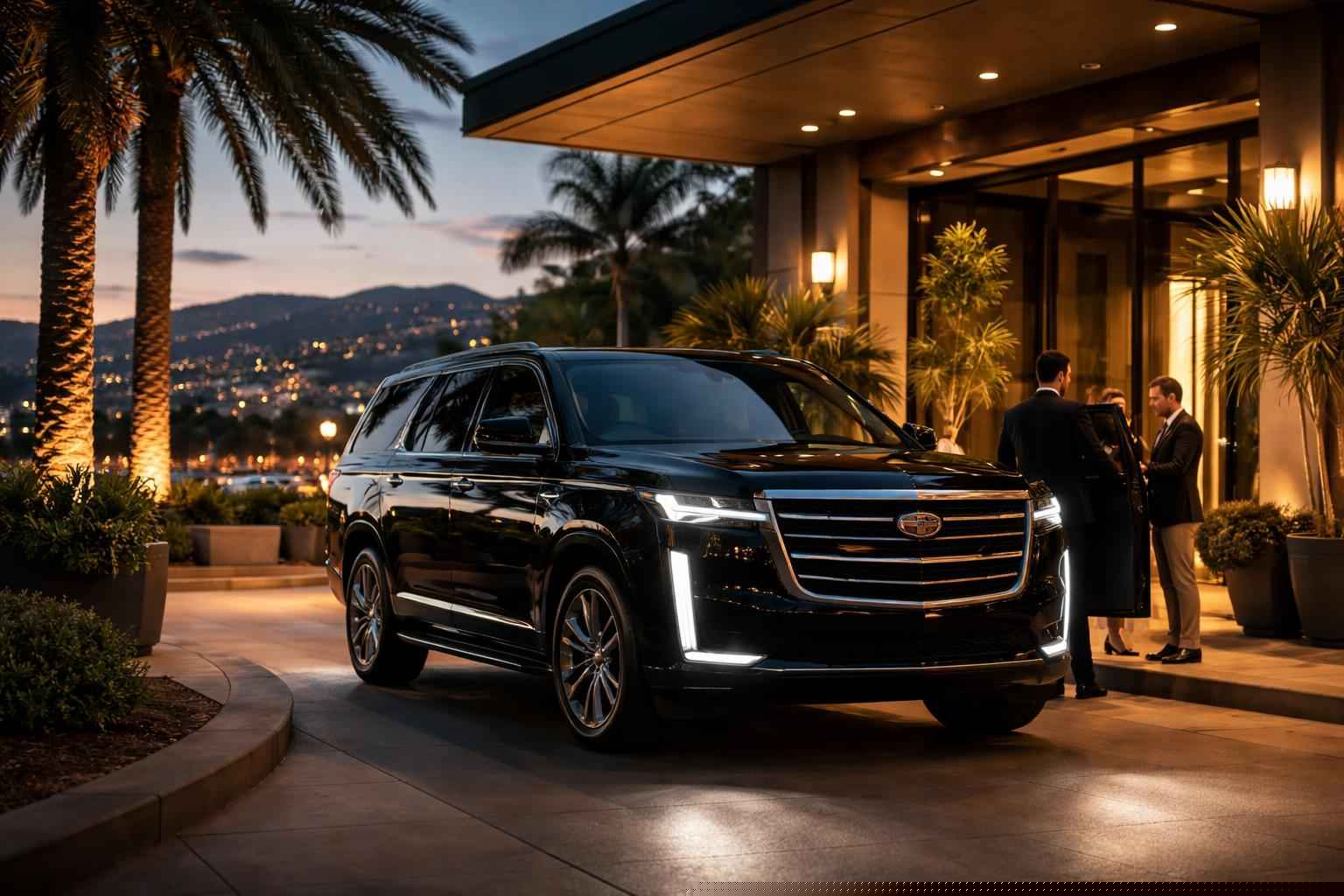 Luxury Black Car Service In Bostonia California