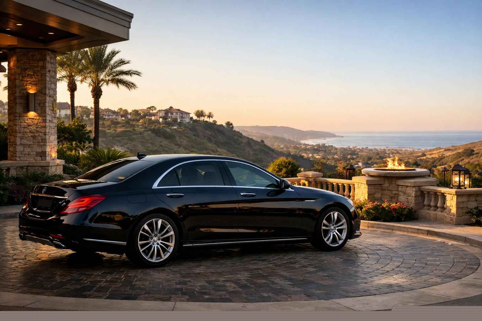 Luxury Black Car Service In Vista California