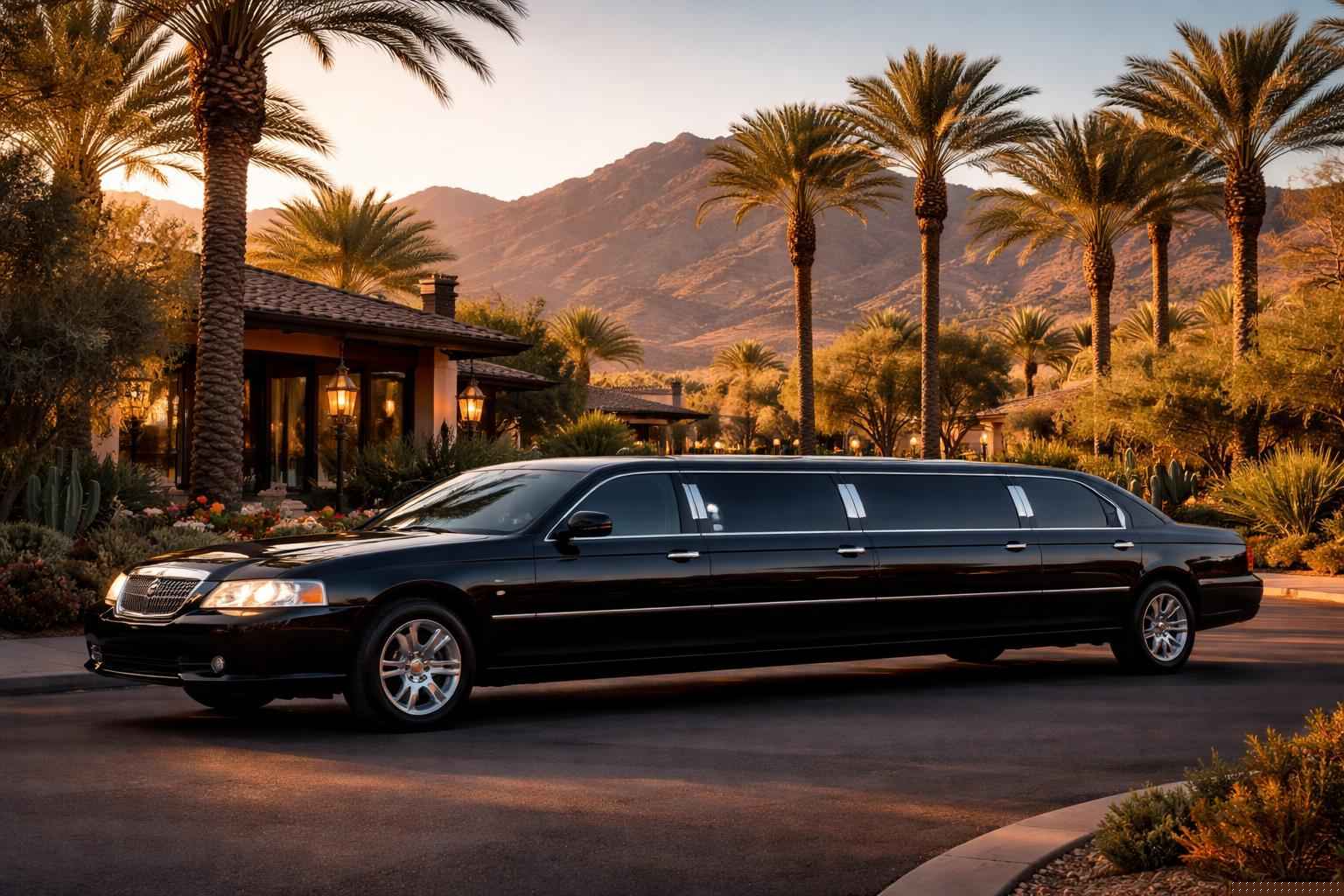 Luxury Black Limo Rental In Borrego Springs California