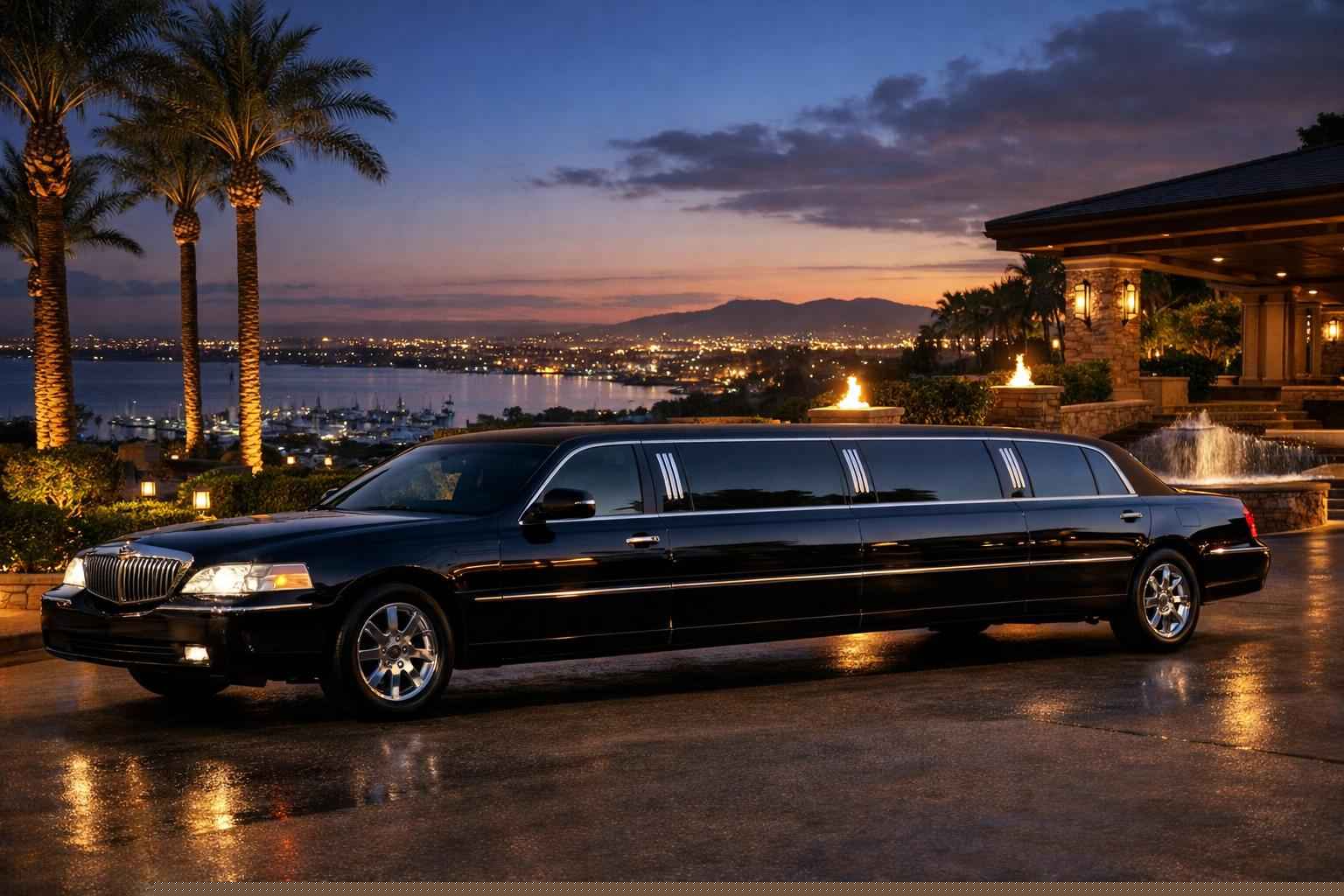 Luxury Black Limo Rental In Chula Vista California