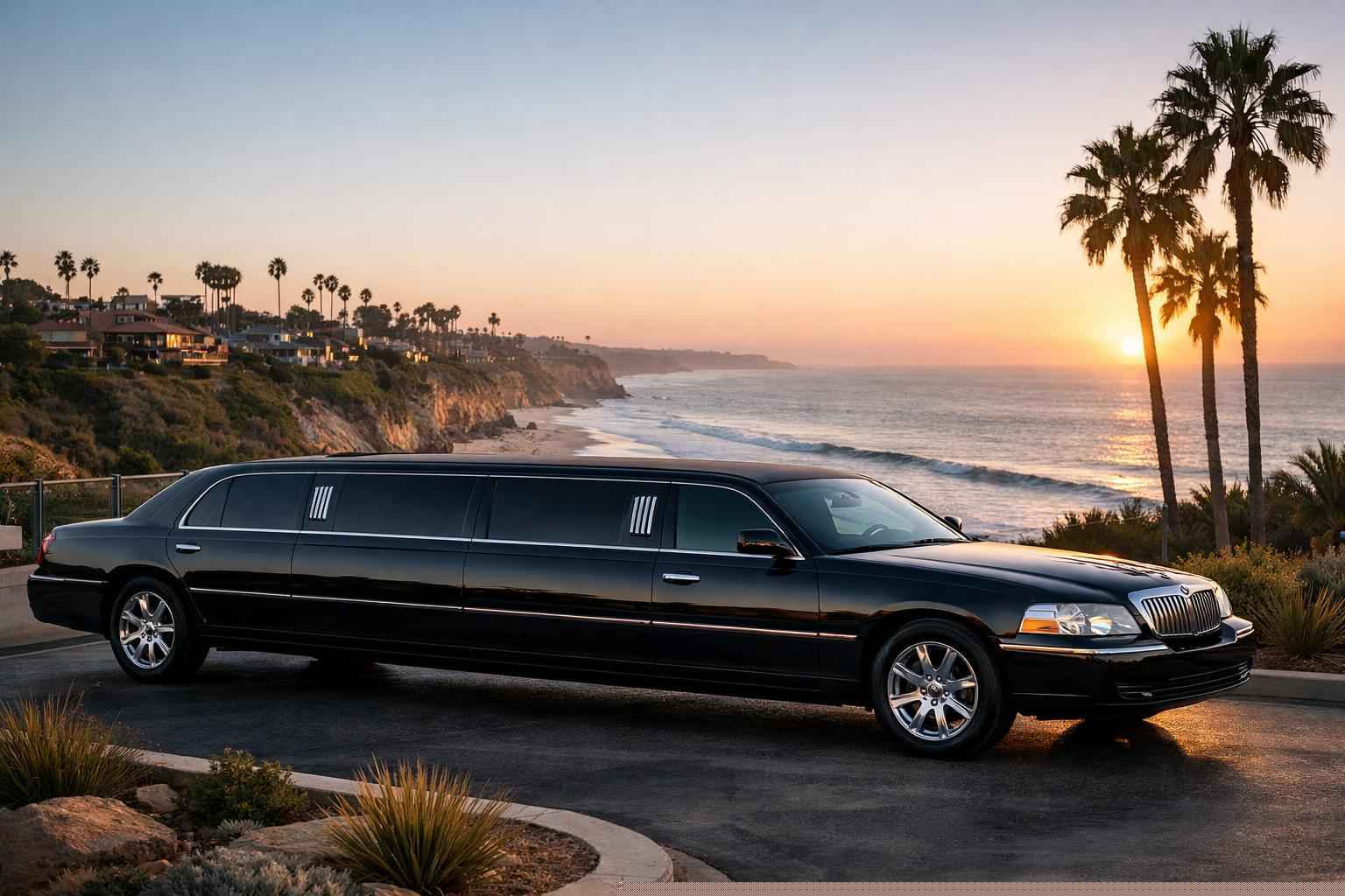 Luxury Black Limo Rental In Encinitas California