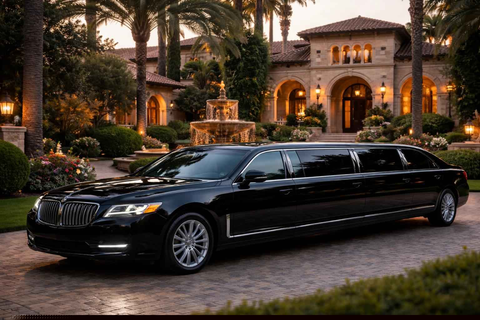 Luxury Black Limo Rental In Fairbanks Ranch Ca