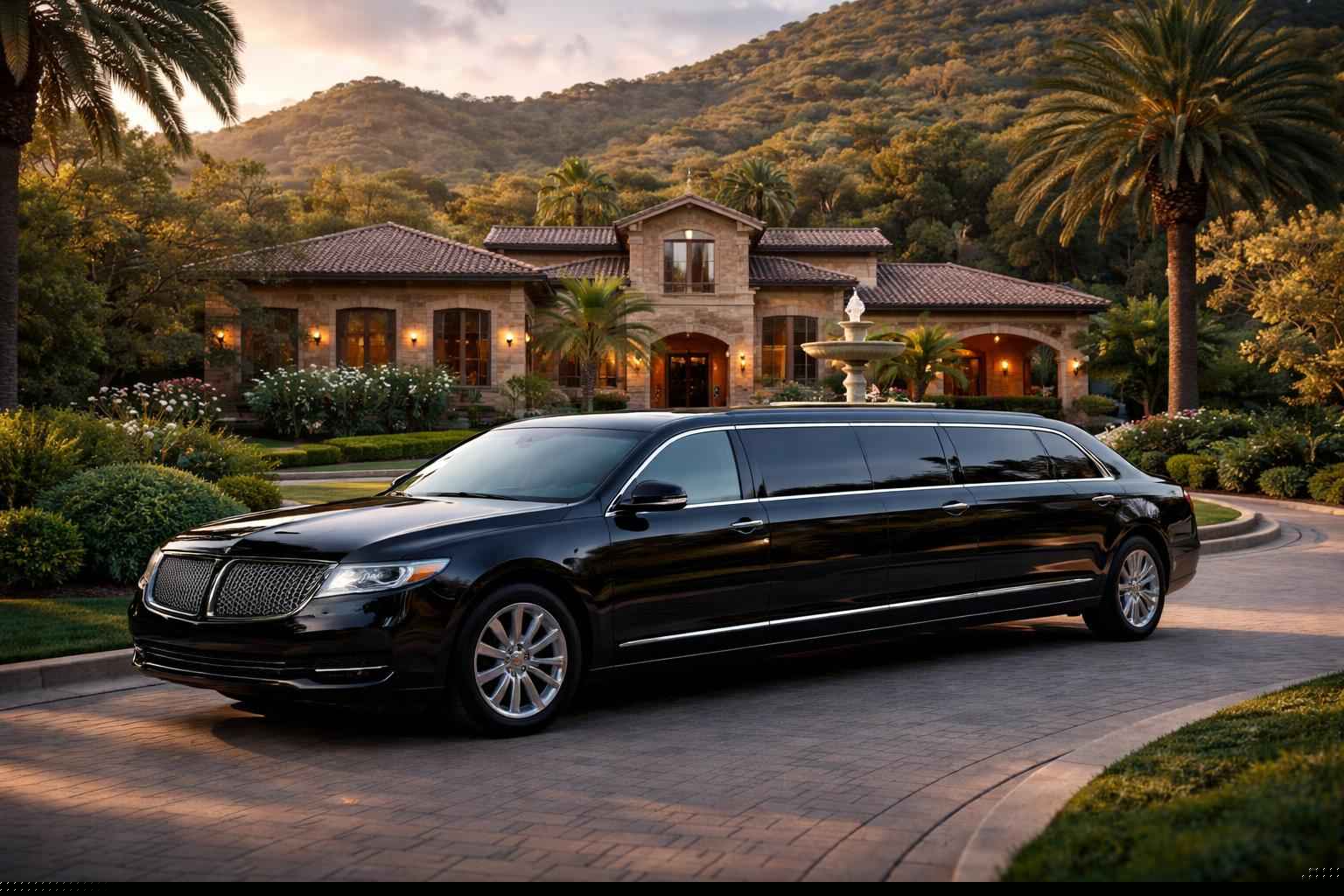 Luxury Black Limo Rental In Hidden Meadows Ca