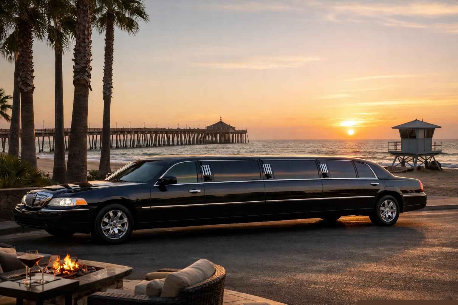 Luxury Black Limo Rental In Imperial Beach California