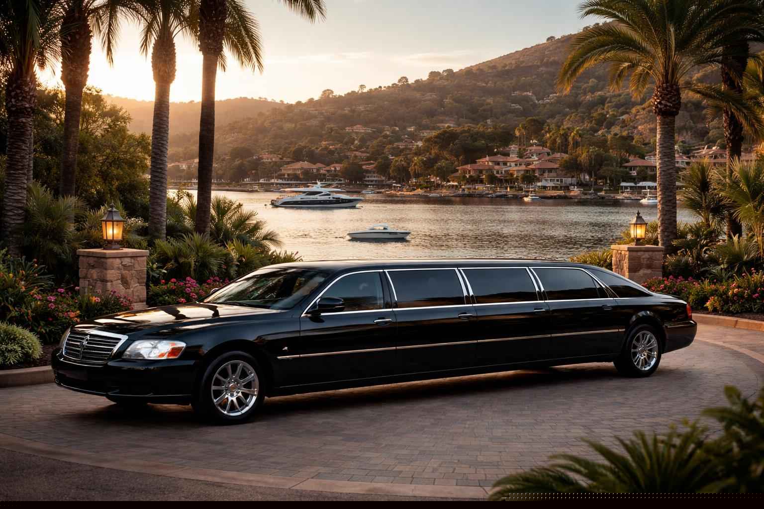 Luxury Black Limo Rental In Lake San Marcos California