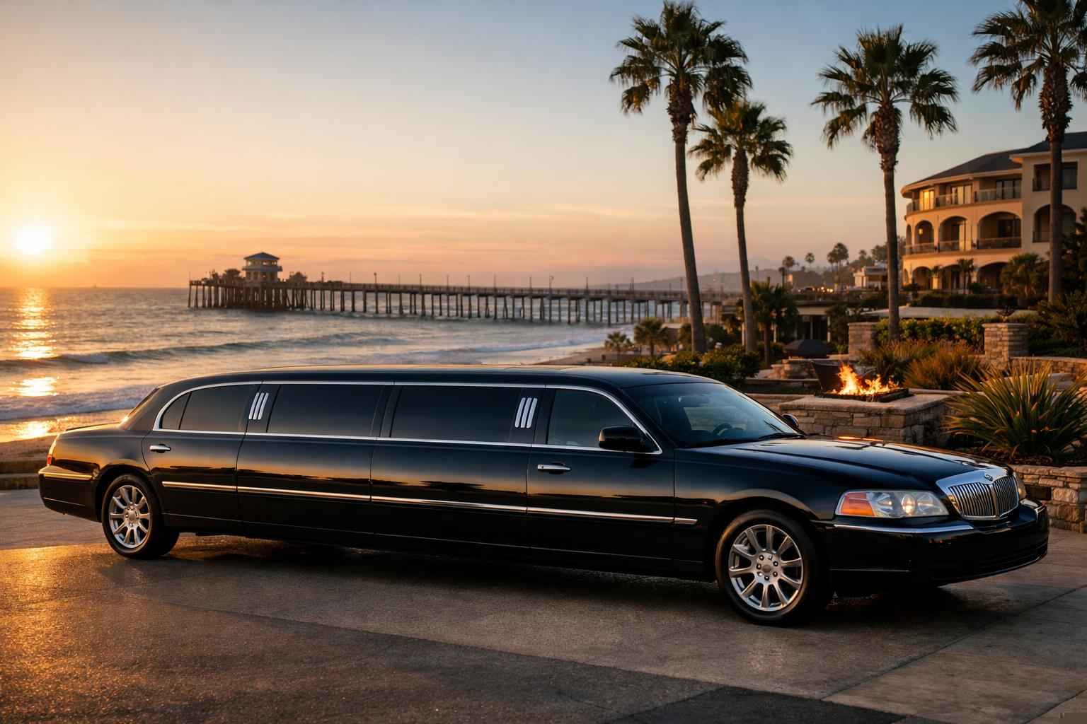 Luxury Black Limo Rental In Oceanside California