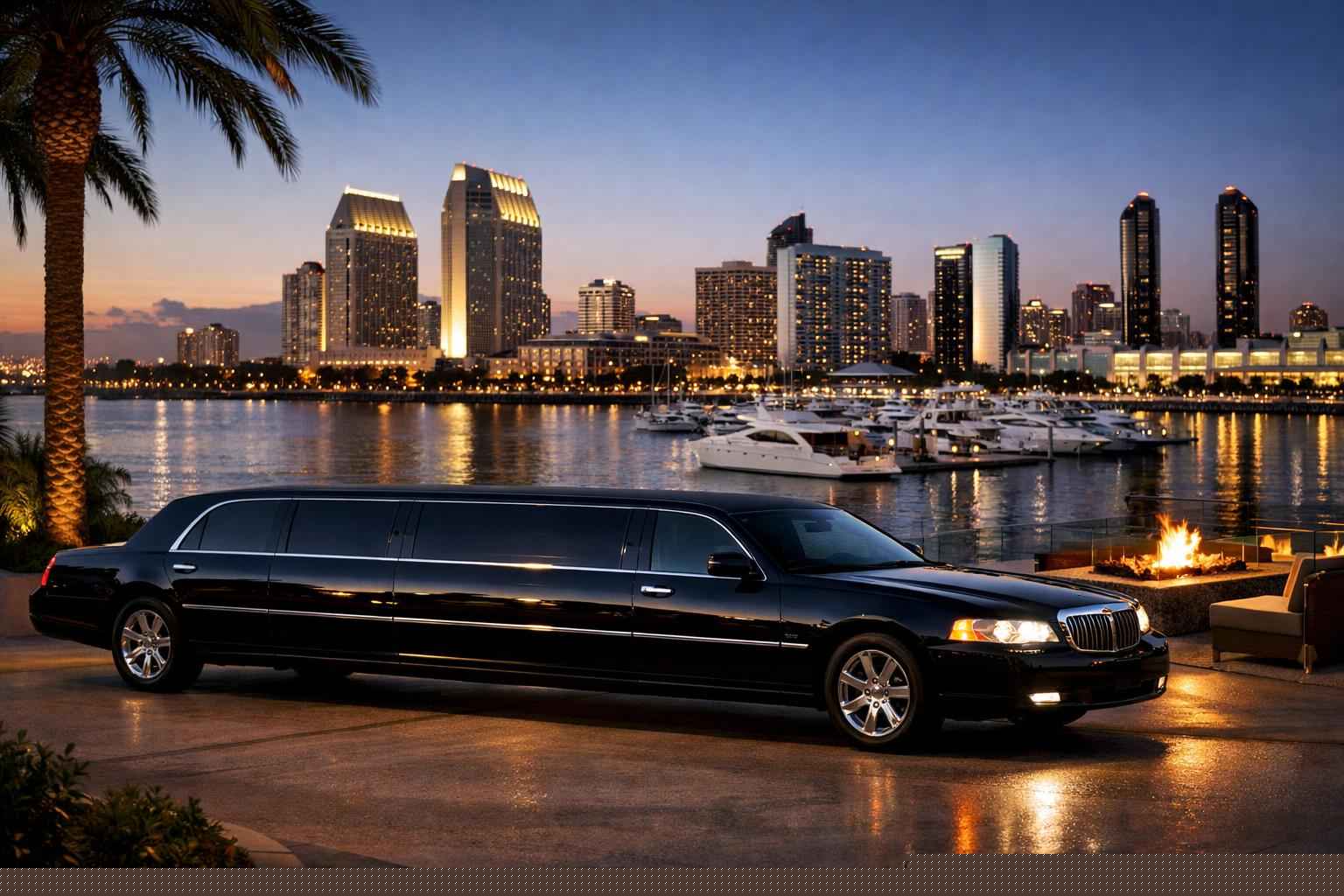 Luxury Black Limo Rental In San Diego California