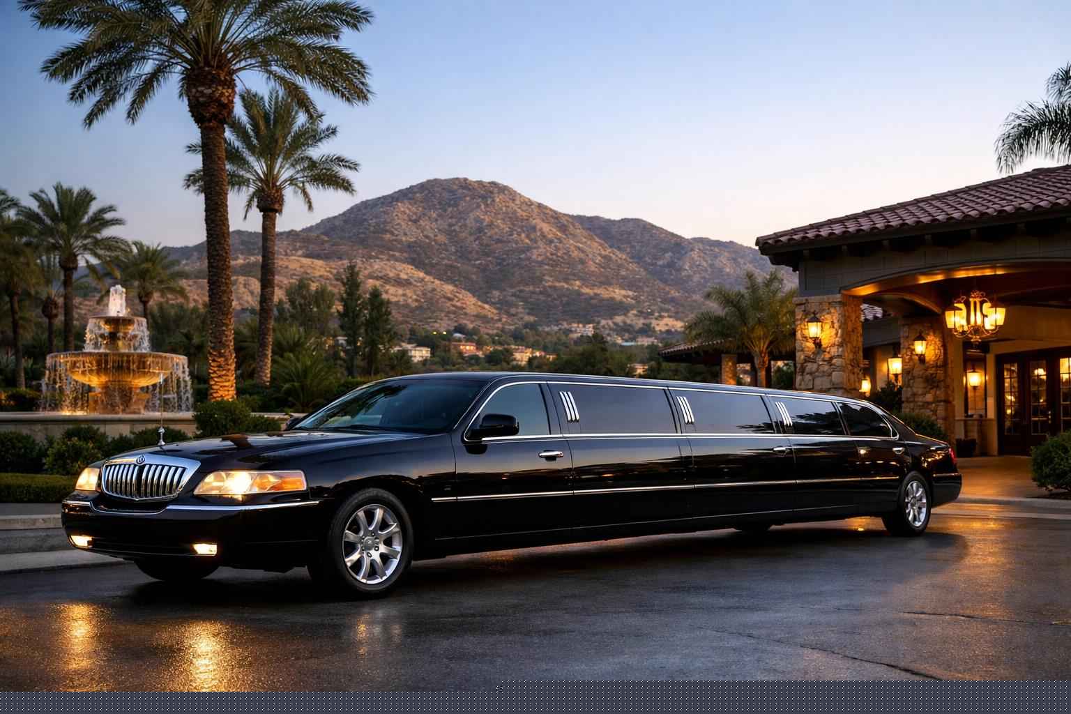 Luxury Black Limo Rental In Santee California