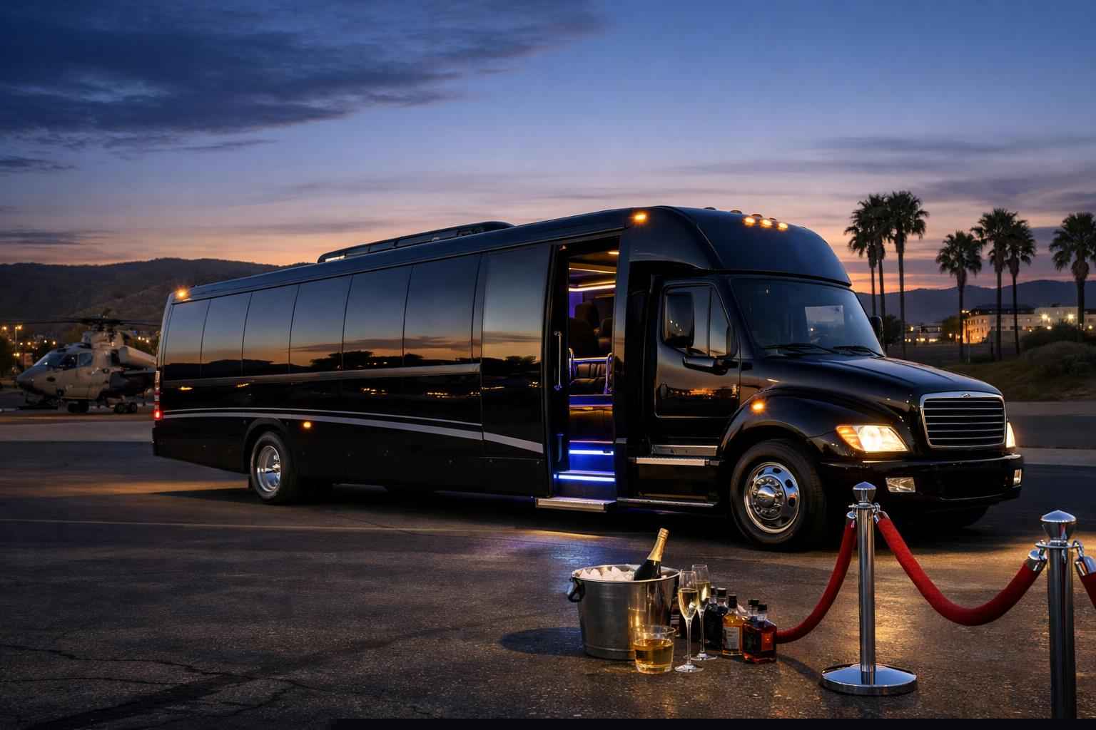 Black Party Bus Rental In Camp Pendleton Mainside California Luxury Black Party Bus Rental In Camp Pendleton Mainside California