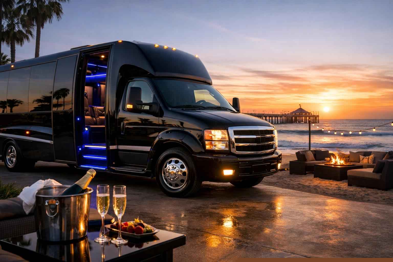 Black Party Bus Rental In Imperial Beach California Luxury Black Party Bus Rental In Imperial Beach California