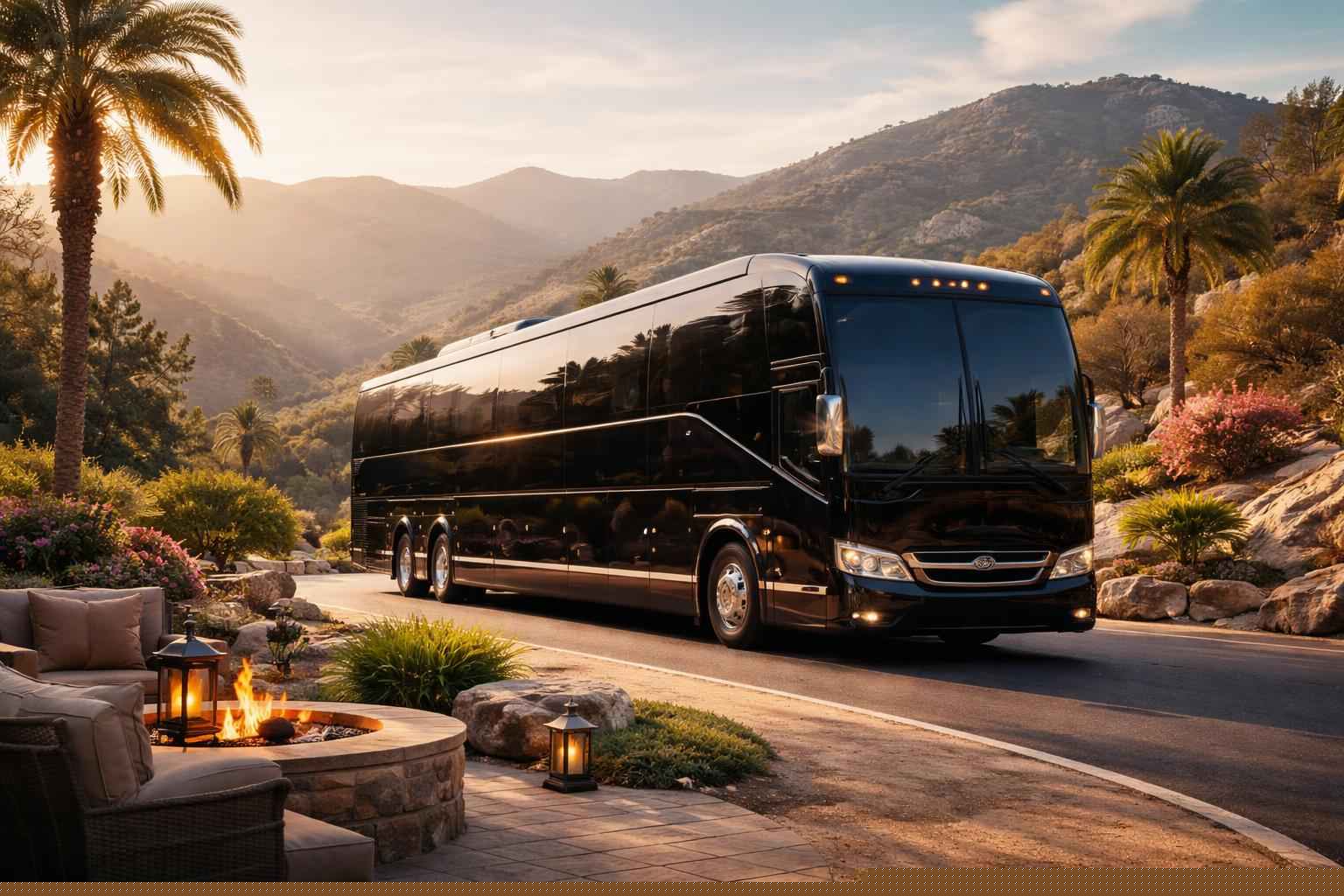 Luxury Bus Rental In Alpine California