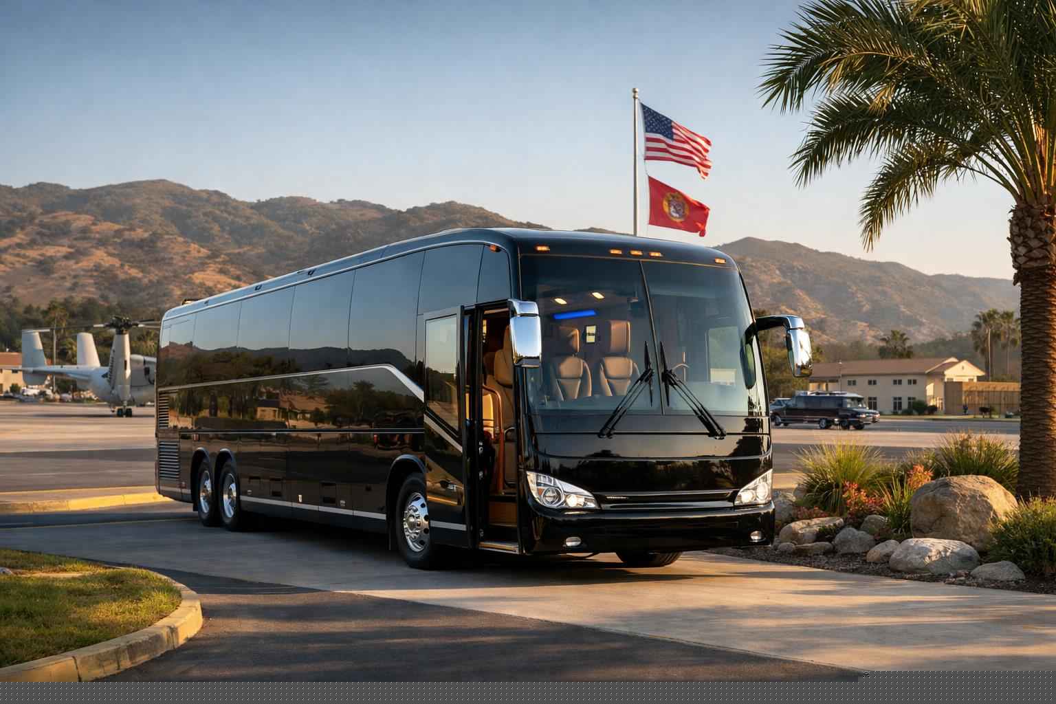 Luxury Bus Rental In Camp Pendleton Mainside California