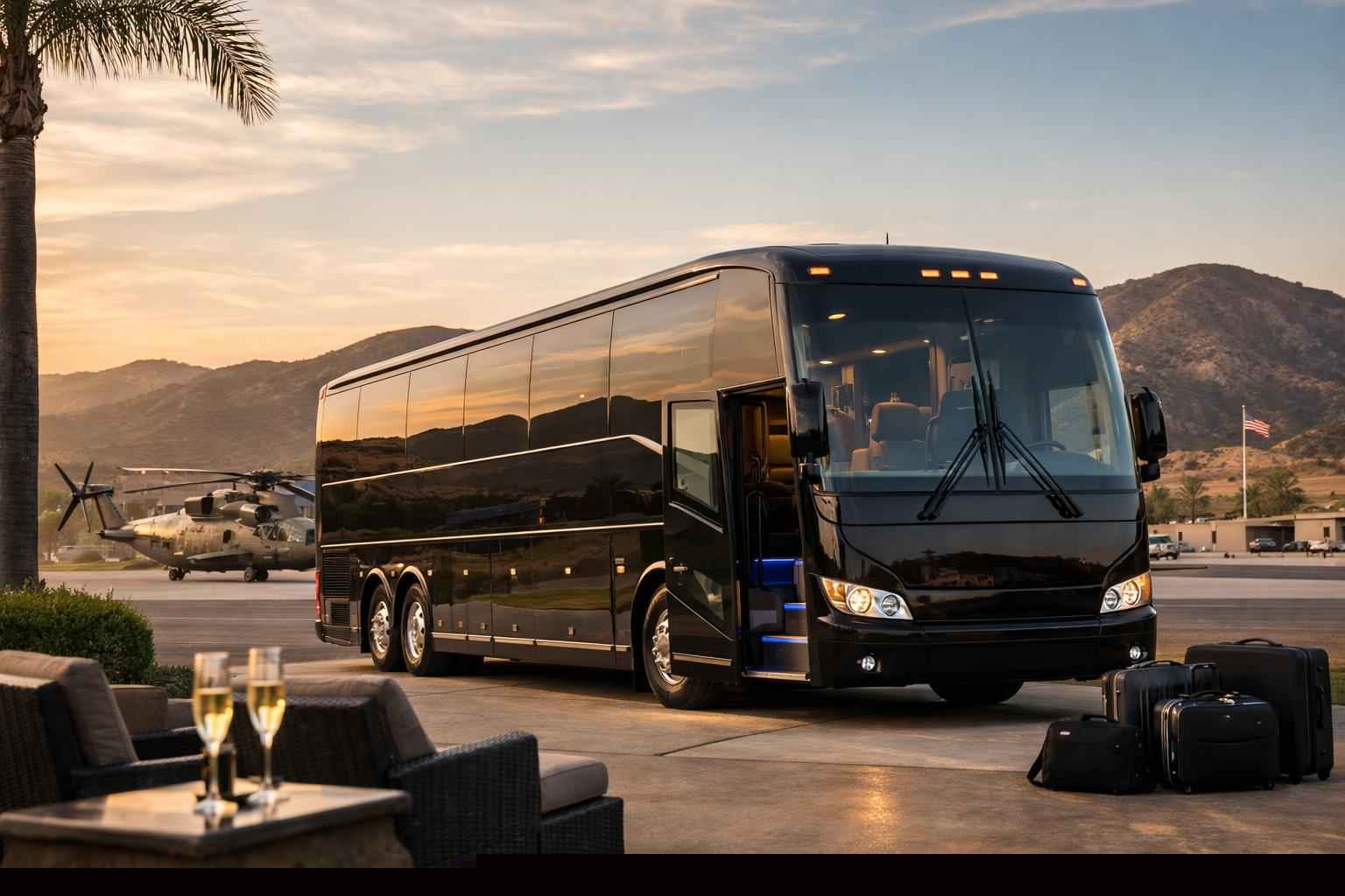 Luxury Bus Rental In Camp Pendleton South California