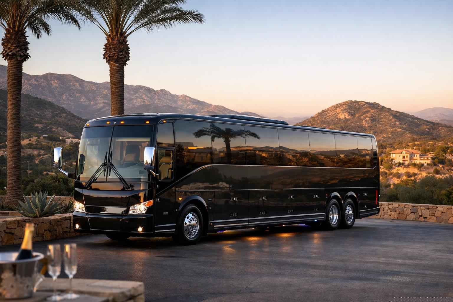 Bus Rental In Granite Hills California Luxury Bus Rental In Granite Hills California