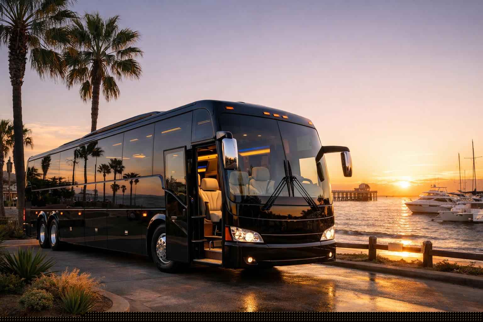 Luxury Bus Rental In Oceanside California