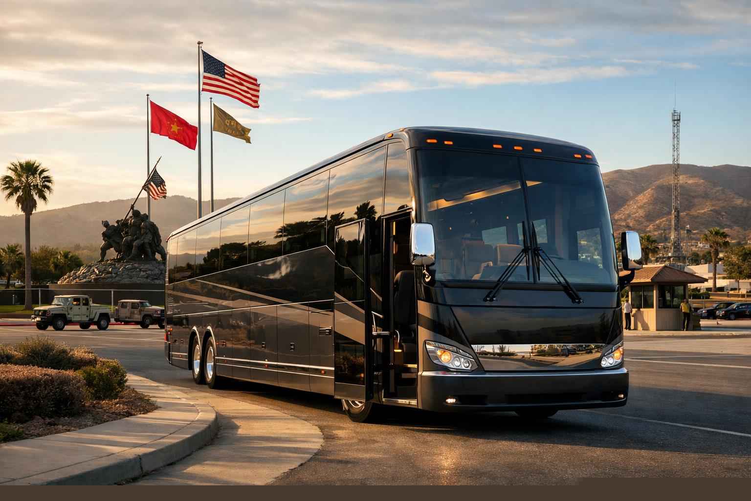 Charter Bus Rental In Camp Pendleton Mainside California Luxury Charter Bus Rental In Camp Pendleton Mainside California