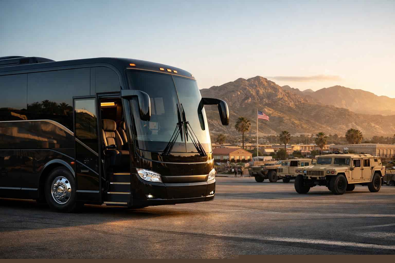 Charter Bus Rental In Camp Pendleton South California Luxury Charter Bus Rental In Camp Pendleton South California