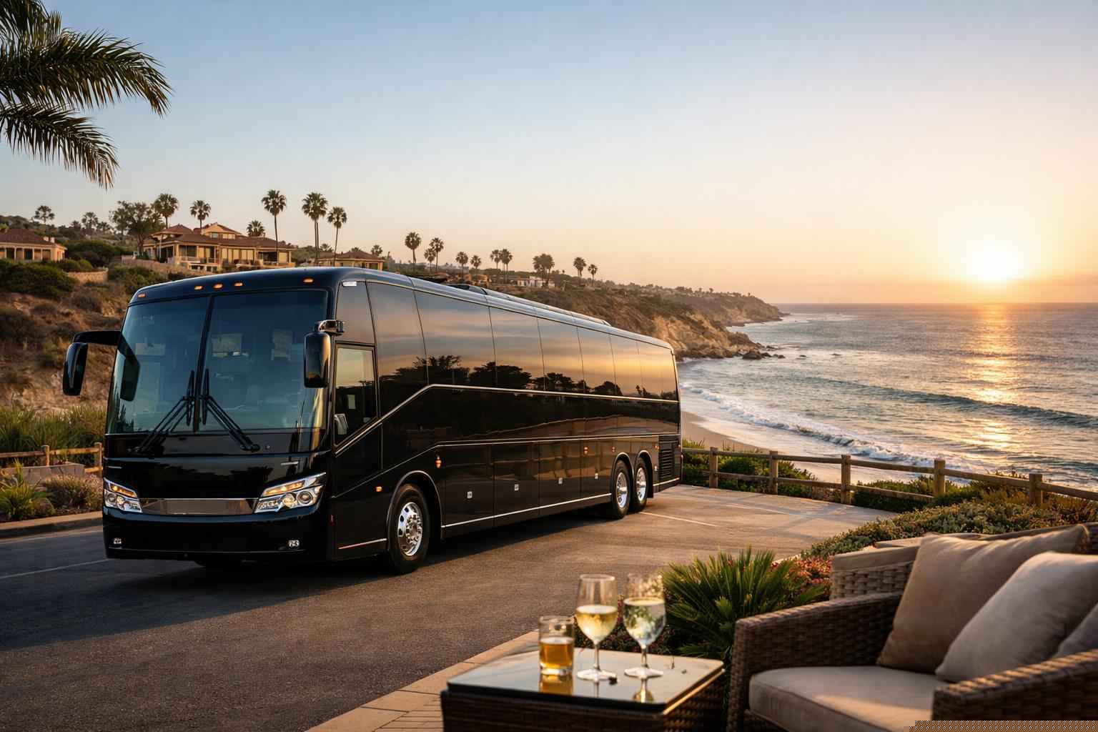 Luxury Charter Bus Rental In Carlsbad California