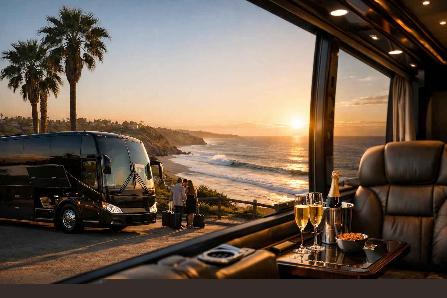 Luxury Charter Bus Rental In Encinitas California