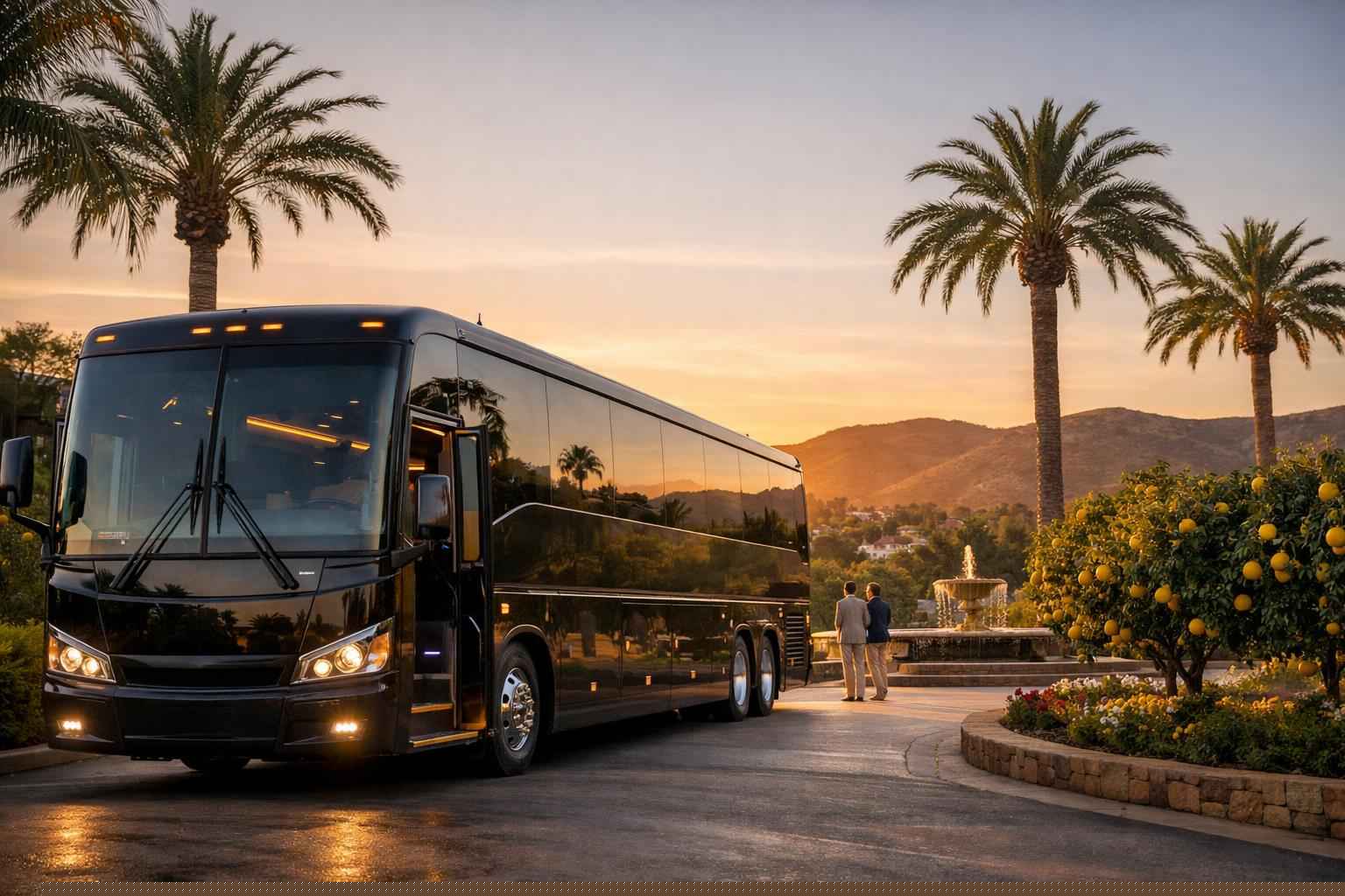 Luxury Charter Bus Rental In Lemon Grove California