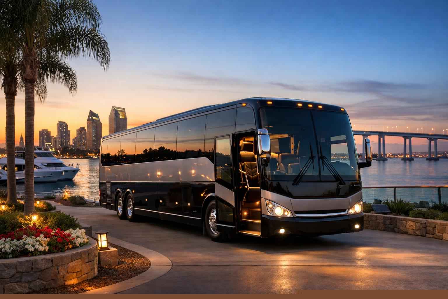 Luxury Charter Bus Rental In National City California