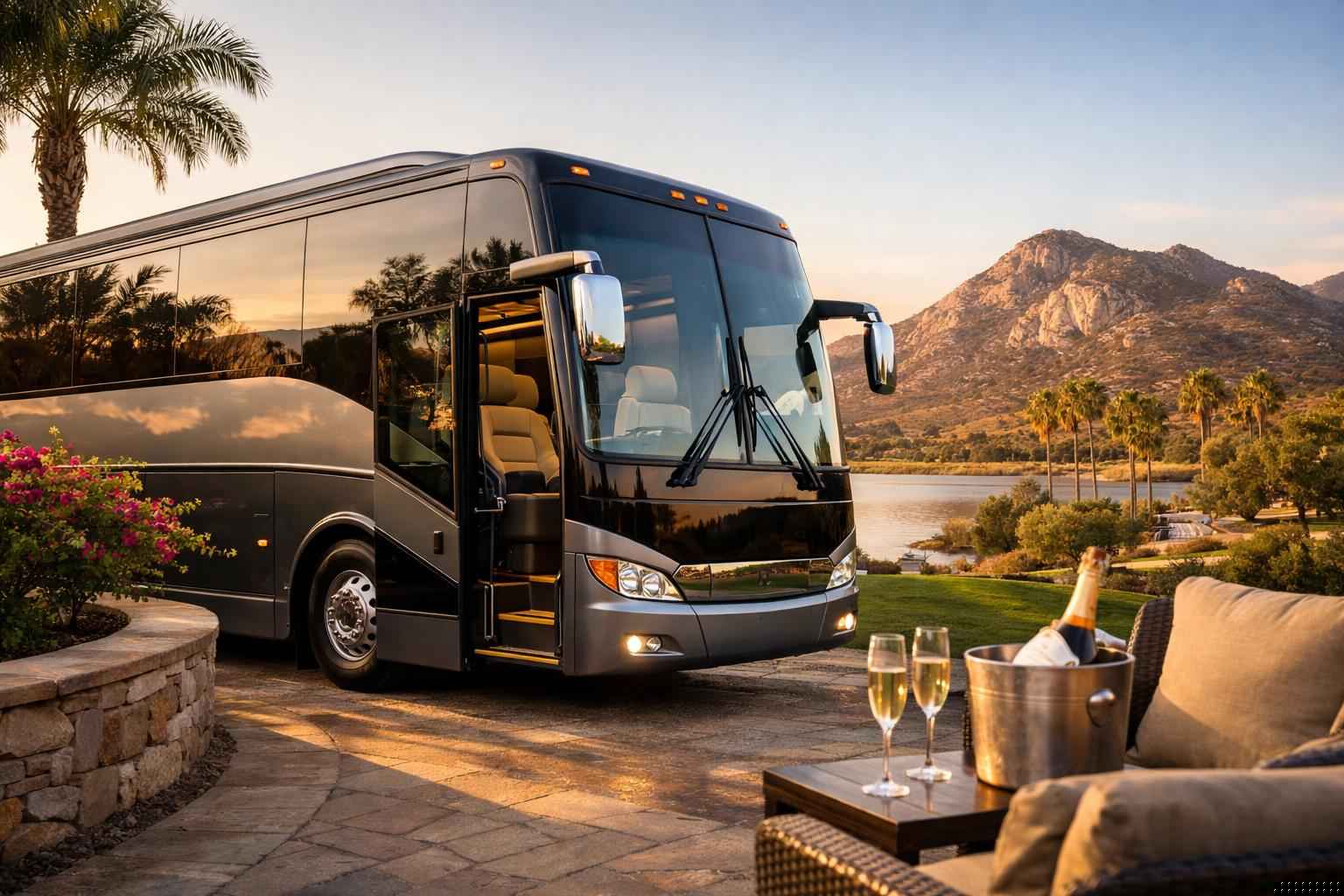 Luxury Charter Bus Rental In Santee California