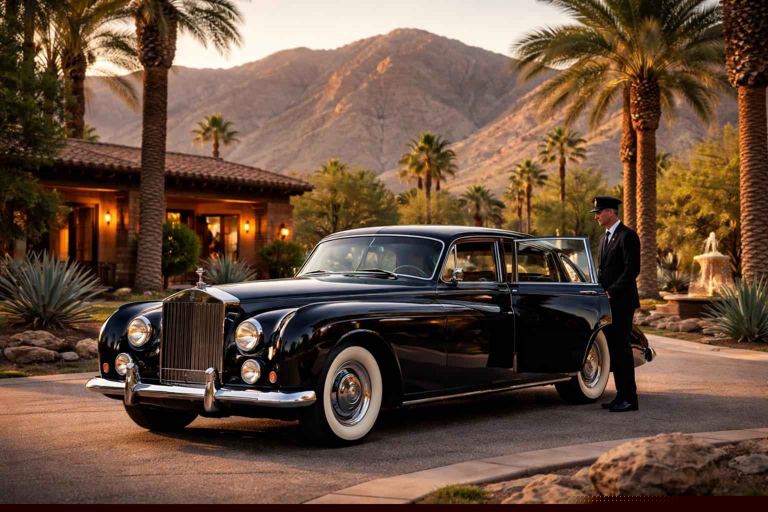 Luxury Classic Car Chauffeur Service In Borrego Springs California