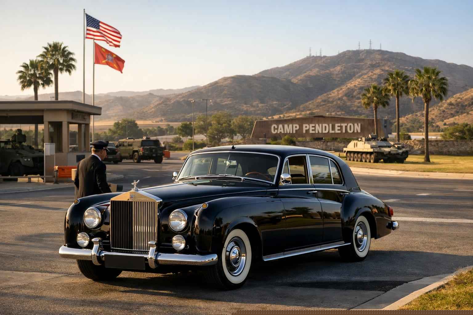 Classic Car Chauffeur Service In Camp Pendleton Mainside California Luxury Classic Car Chauffeur Service In Camp Pendleton Mainside California