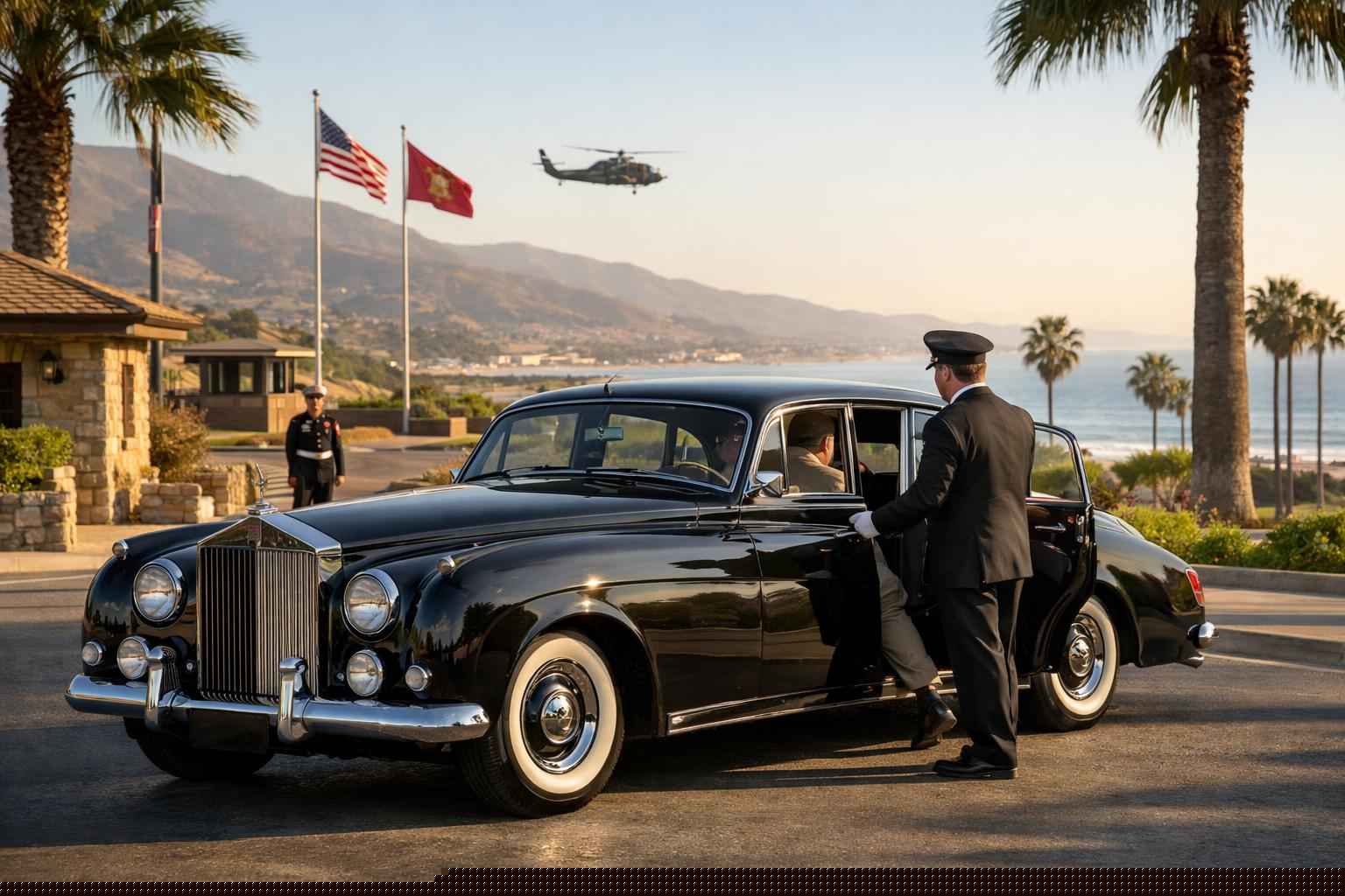 Luxury Classic Car Chauffeur Service In Camp Pendleton South California