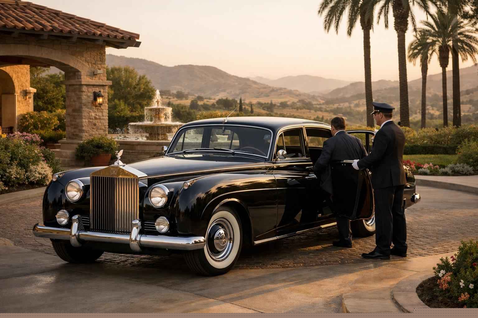 Luxury Classic Car Chauffeur Service In Poway California