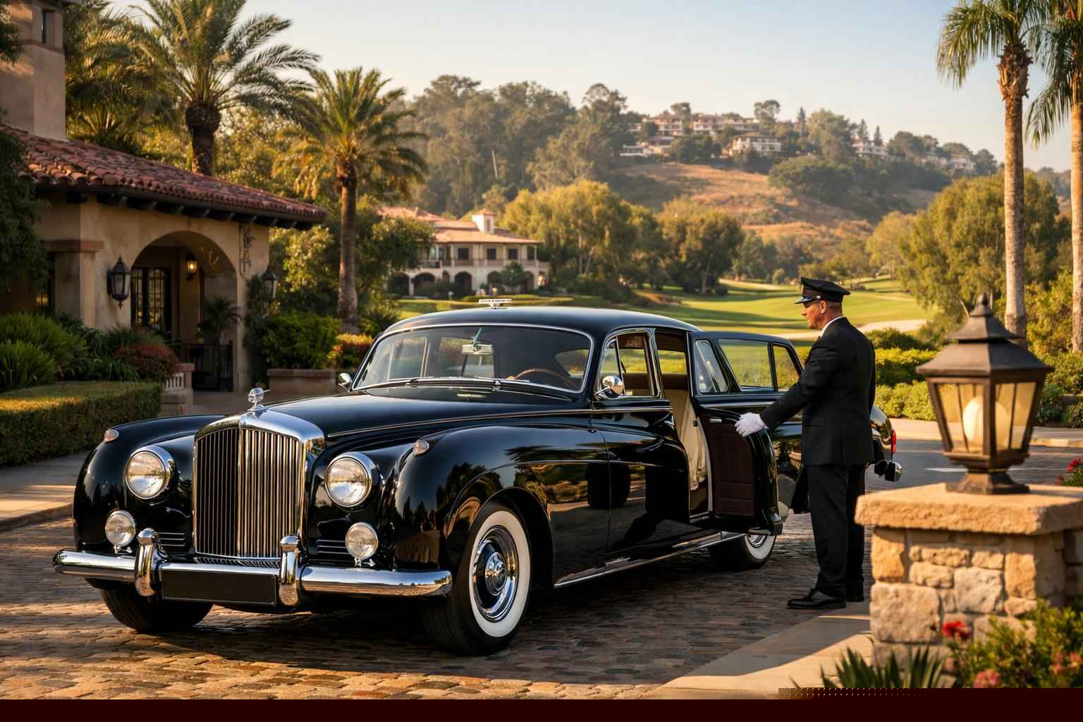 Luxury Classic Car Chauffeur Service In Rancho Santa Fe California