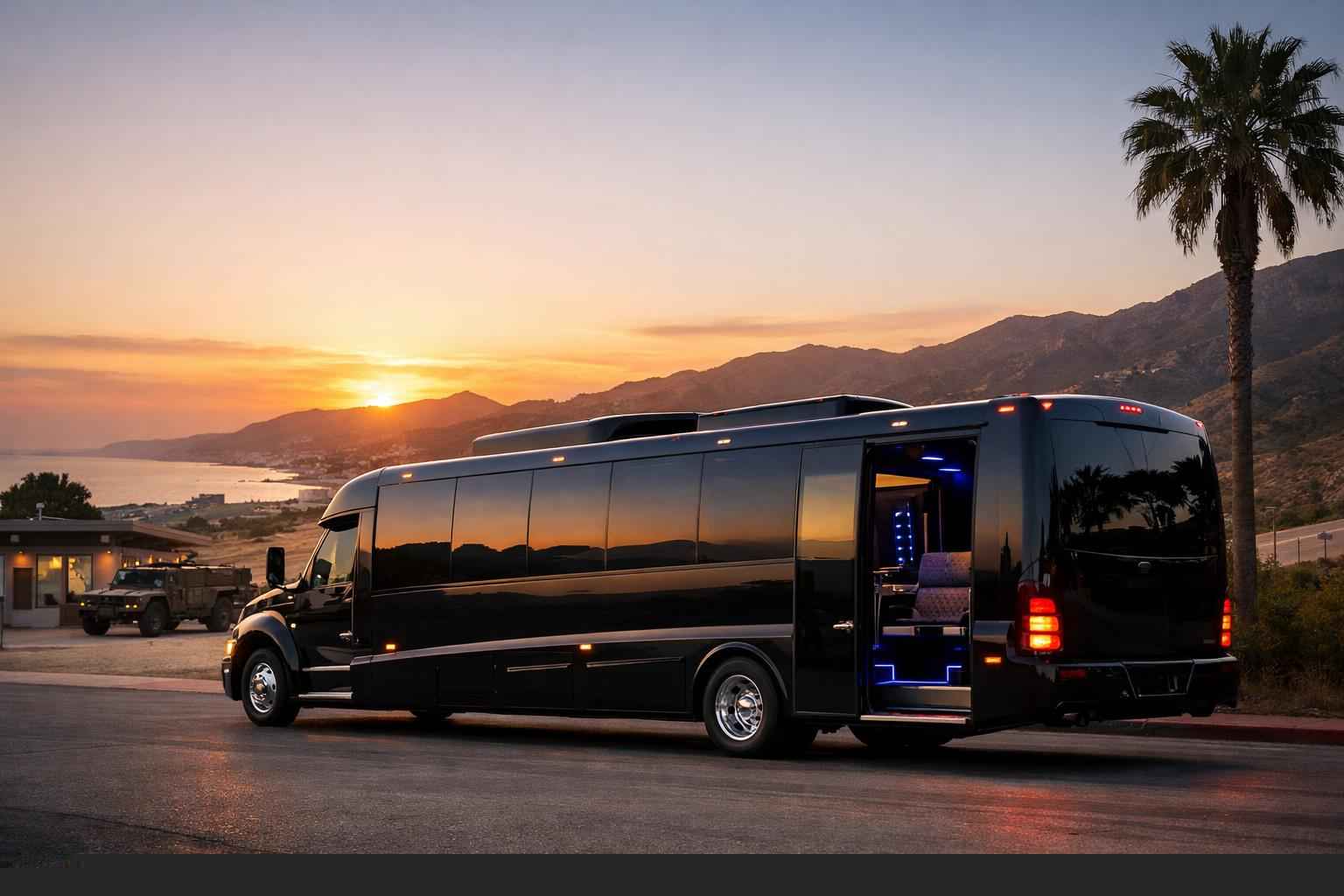 Luxury Limo Bus Rental In Camp Pendleton South California