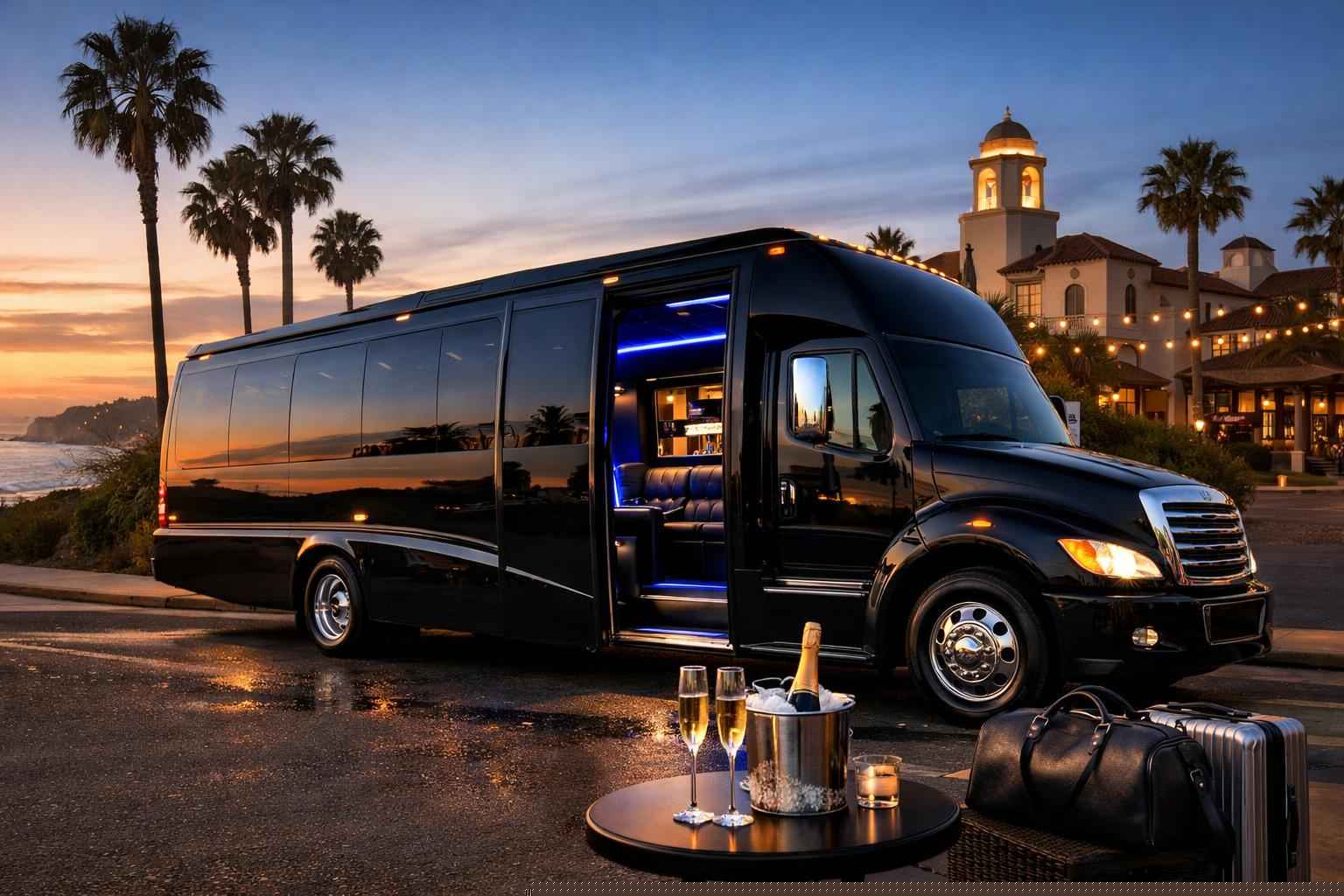Luxury Limo Bus Rental In Encinitas California