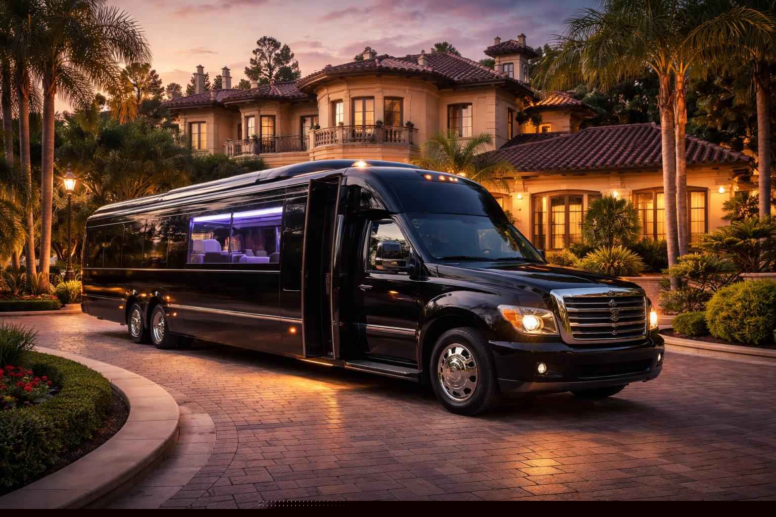 Luxury Limo Bus Rental In Fairbanks Ranch Ca