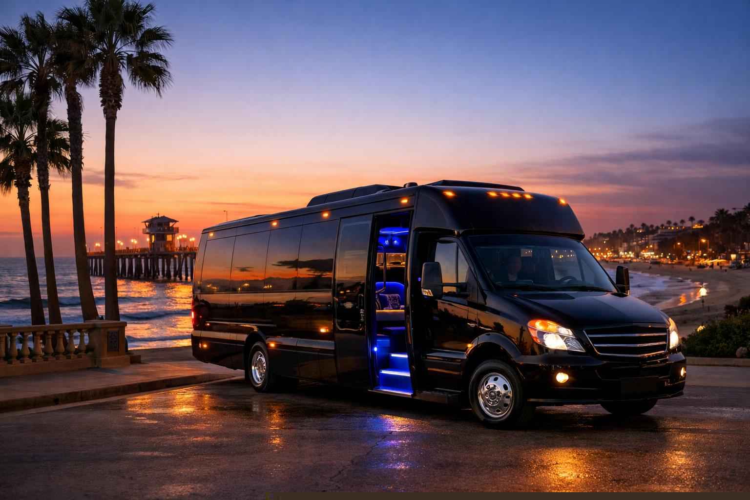 Luxury Limo Bus Rental In Oceanside California