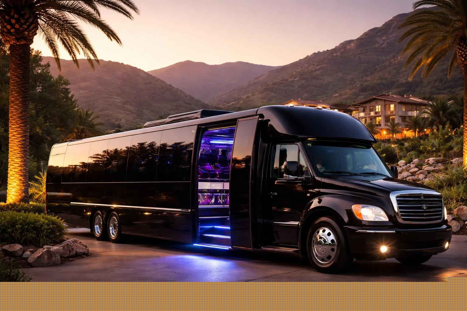 Luxury Party Bus Rental In Alpine California