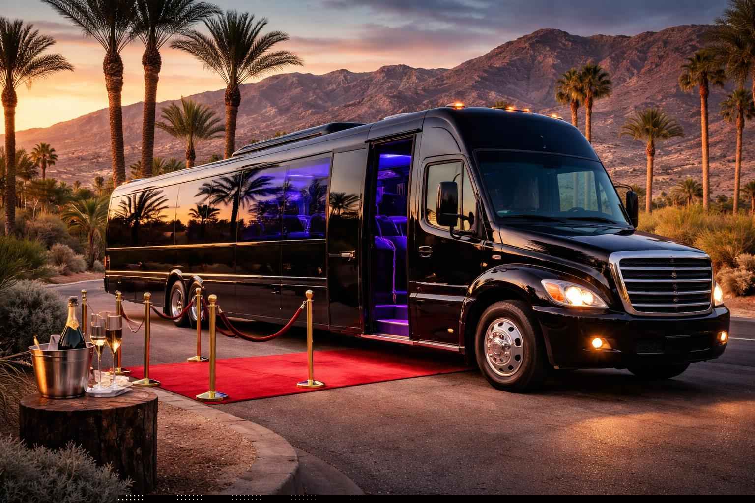 Luxury Party Bus Rental In Borrego Springs California