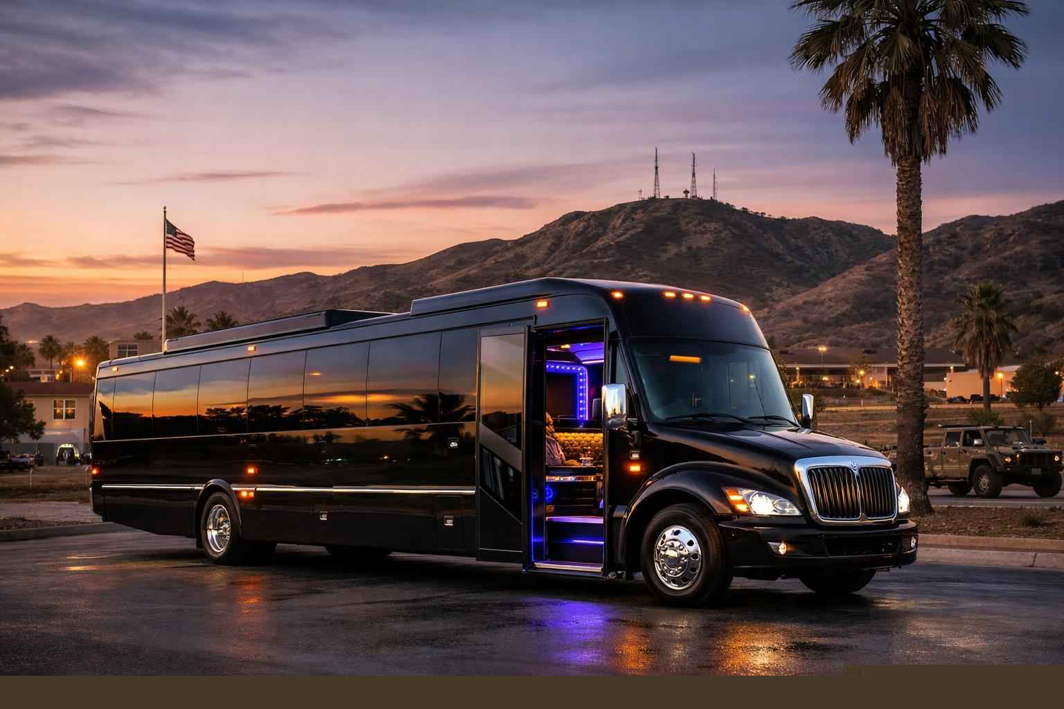 Luxury Party Bus Rental In Camp Pendleton Mainside California