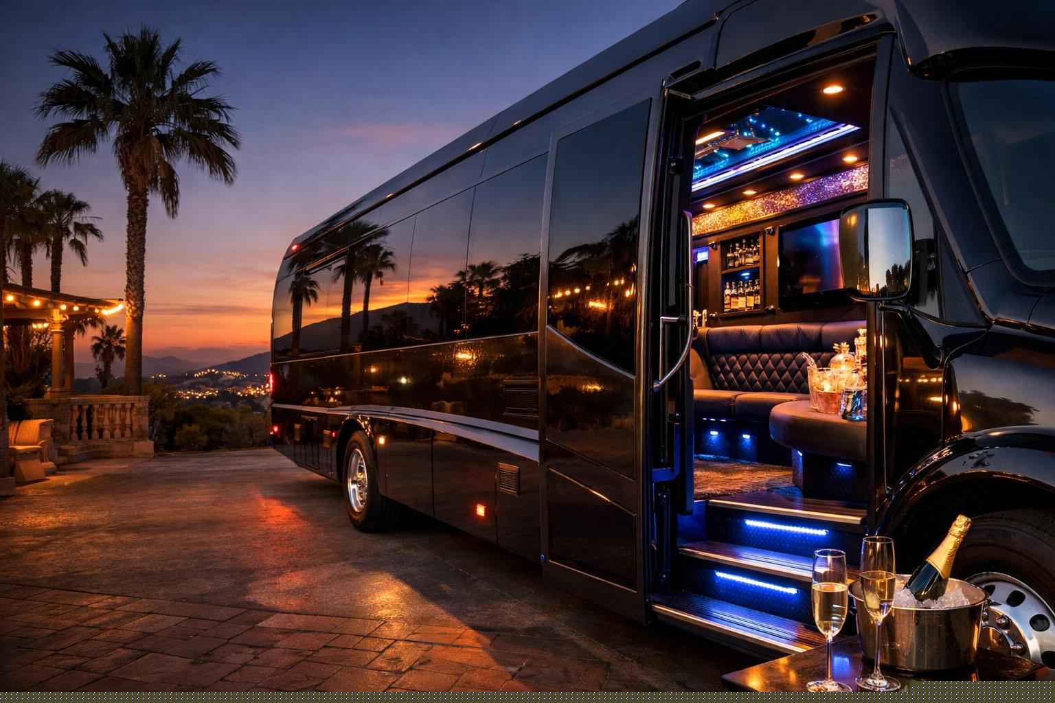 Luxury Party Bus Rental In Escondido California