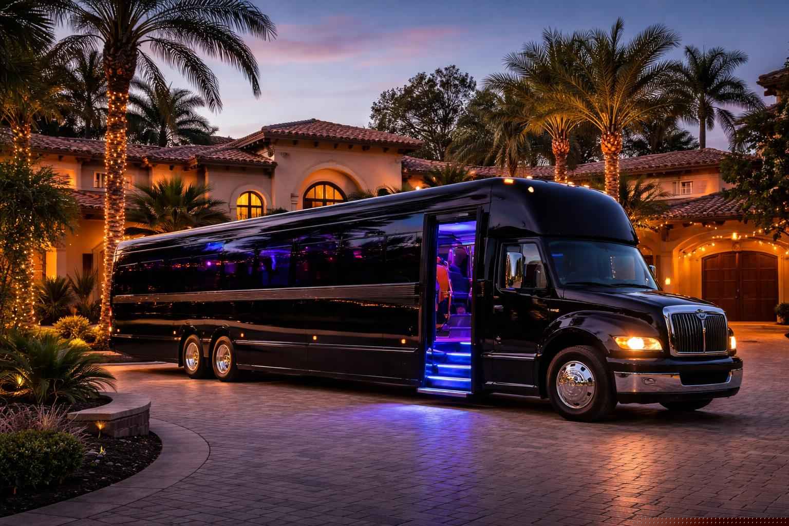 Luxury Party Bus Rental In Fairbanks Ranch Ca
