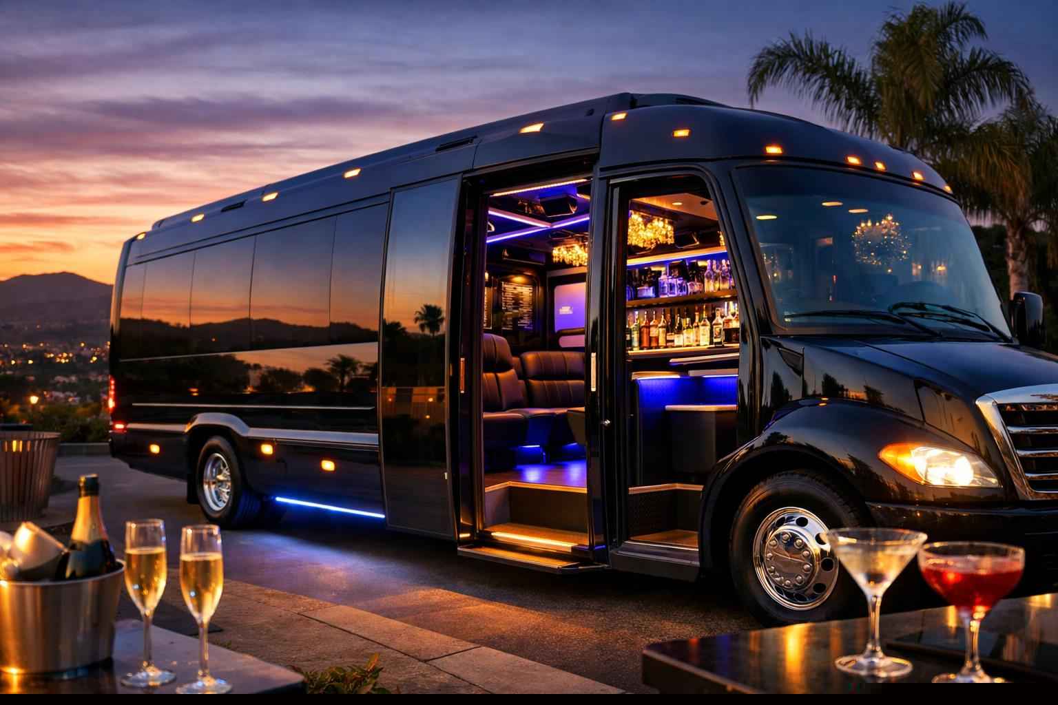 Luxury Party Bus Rental In San Marcos California